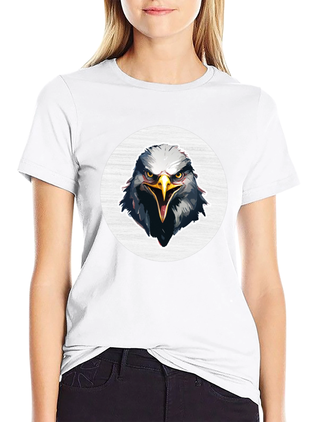 Eagle Graphic T-Shirt - Bold Bird Design