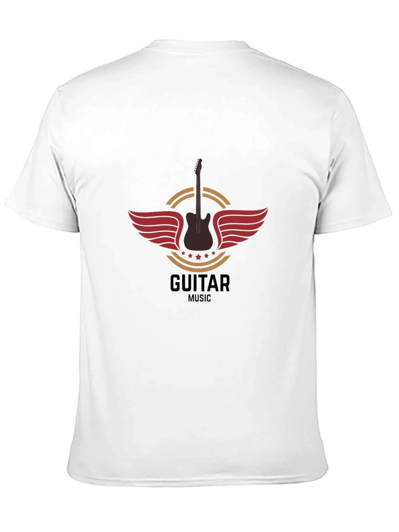 Guitar Music T-Shirt - Black Graphic Tee