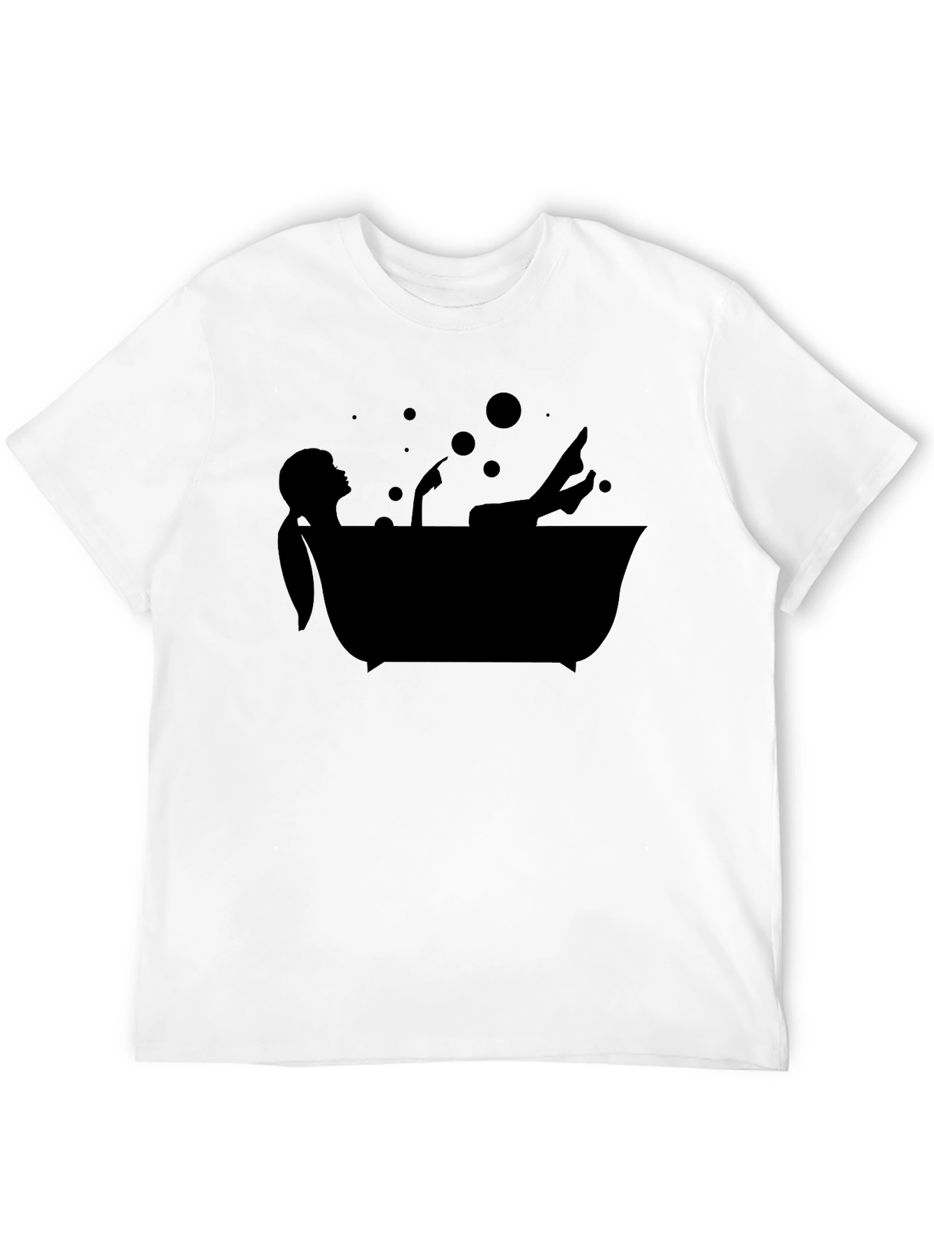 Relaxing Bathtub T-Shirt - Minimalist Style