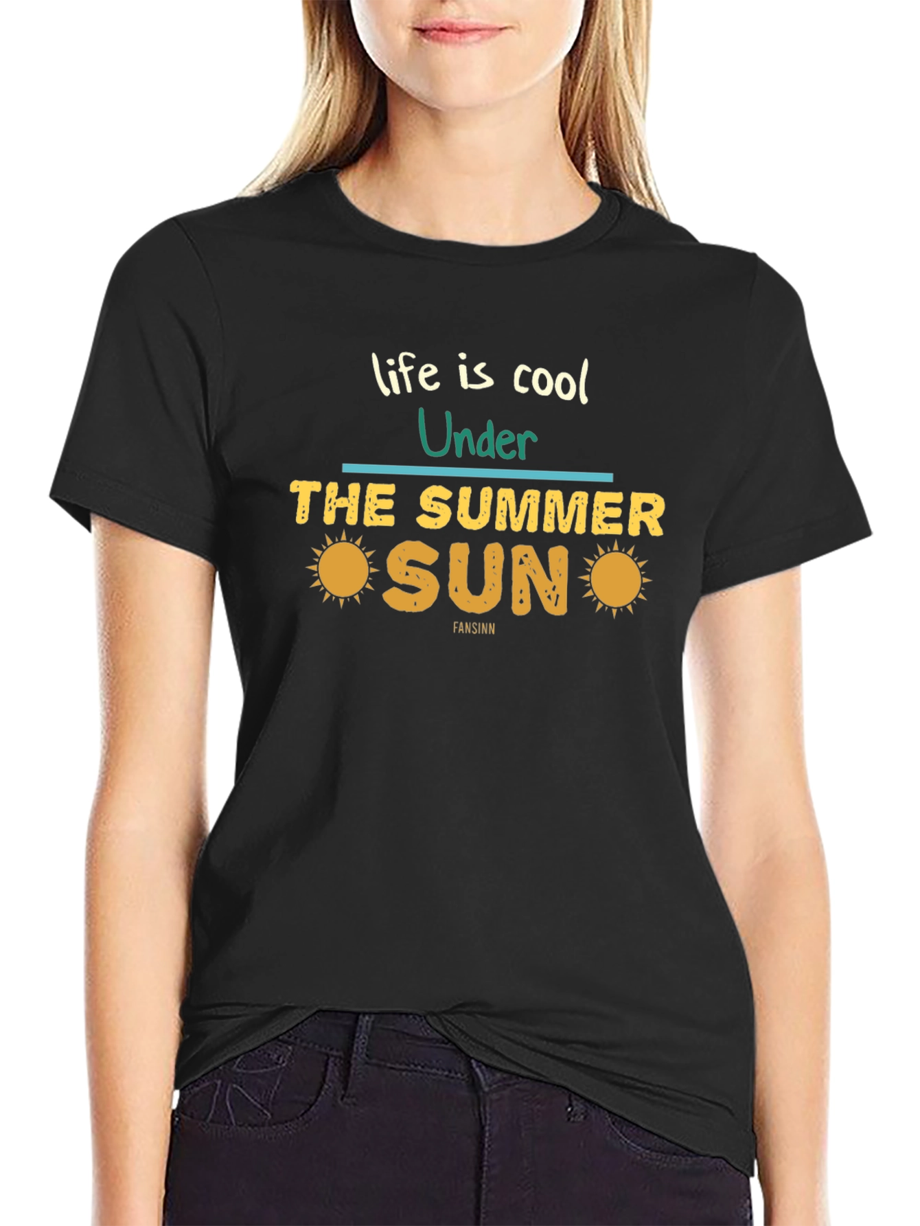 Life is Cool Summer Sun Graphic Tee