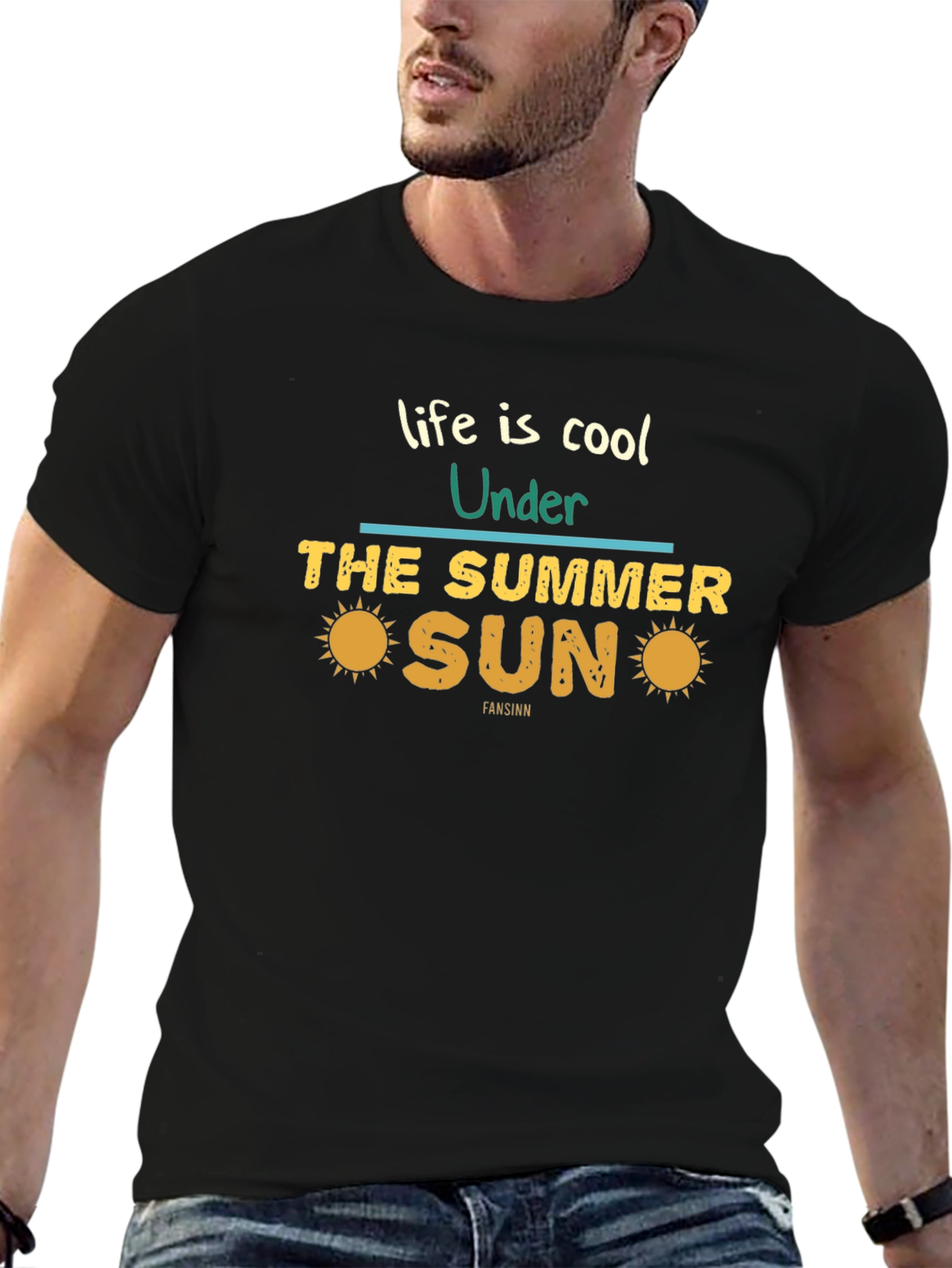 Life is Cool Summer Sun Graphic Tee