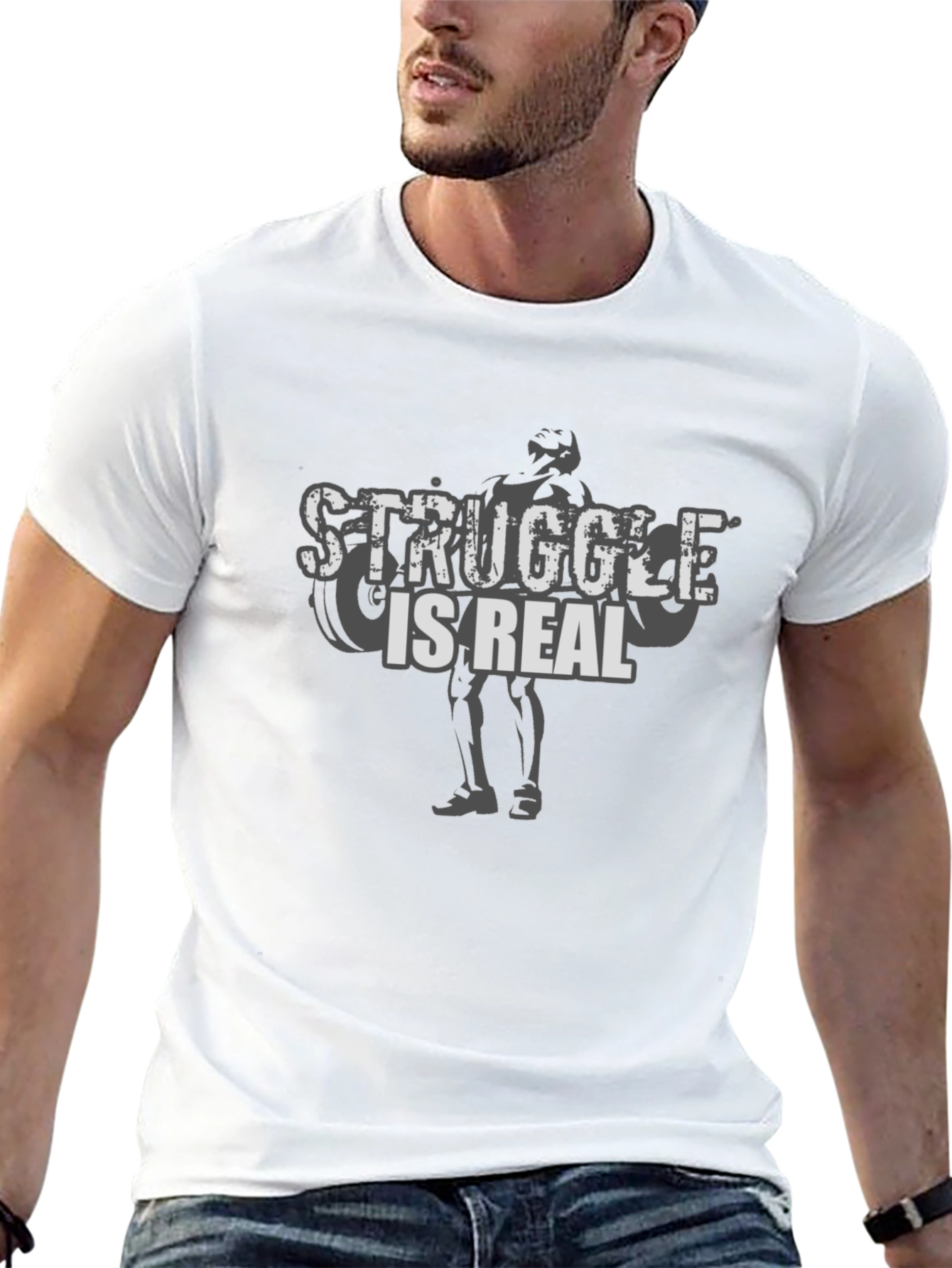 Struggle Is Real Mens Graphic Tee
