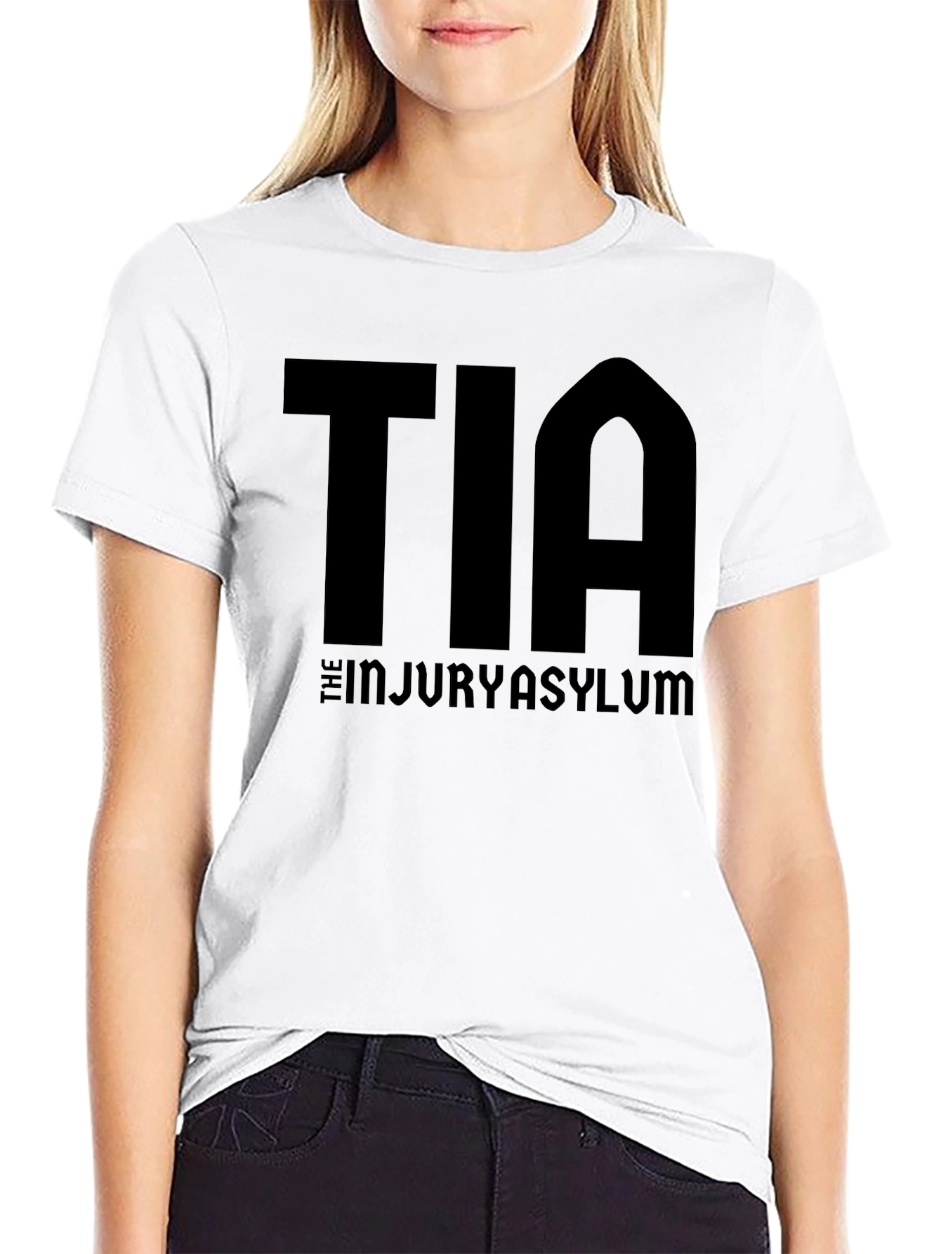 TIA The Injury Asylum Black T-Shirt