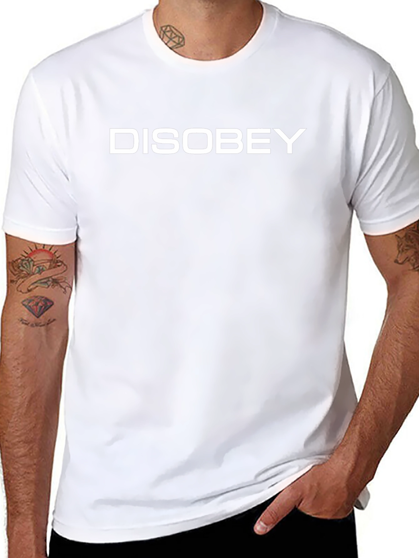 DISOBEY Graphic T-Shirt - Bold Rebellion Style