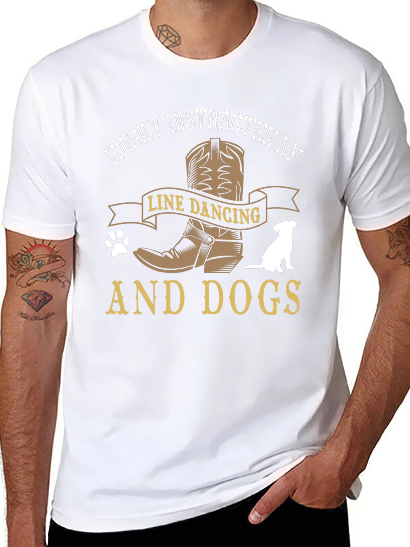 Line Dancing & Dogs T-Shirt