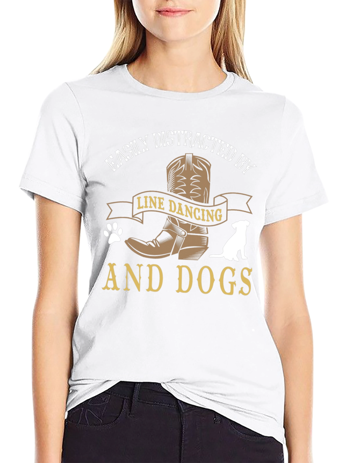 Line Dancing & Dogs T-Shirt
