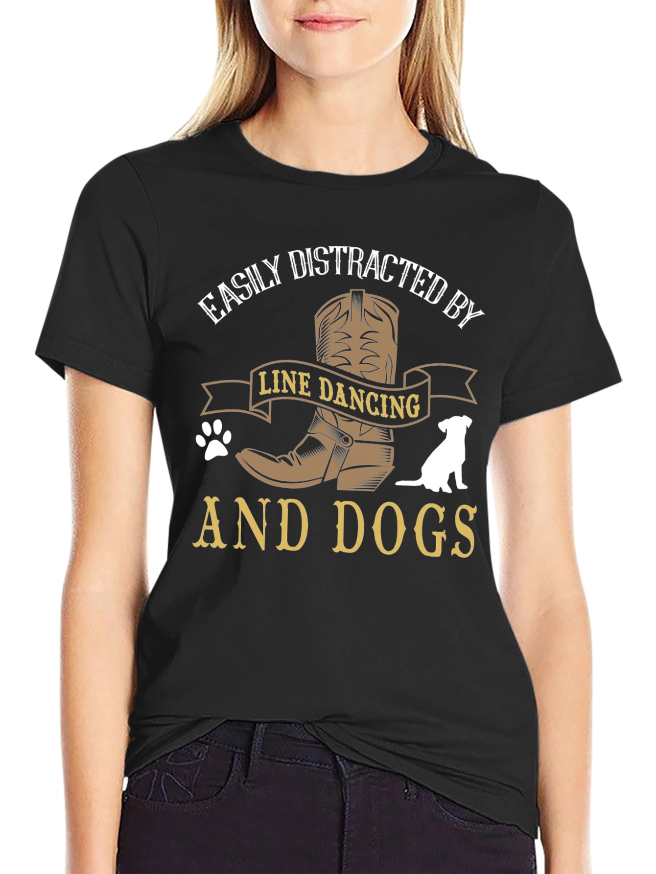 Line Dancing & Dogs T-Shirt
