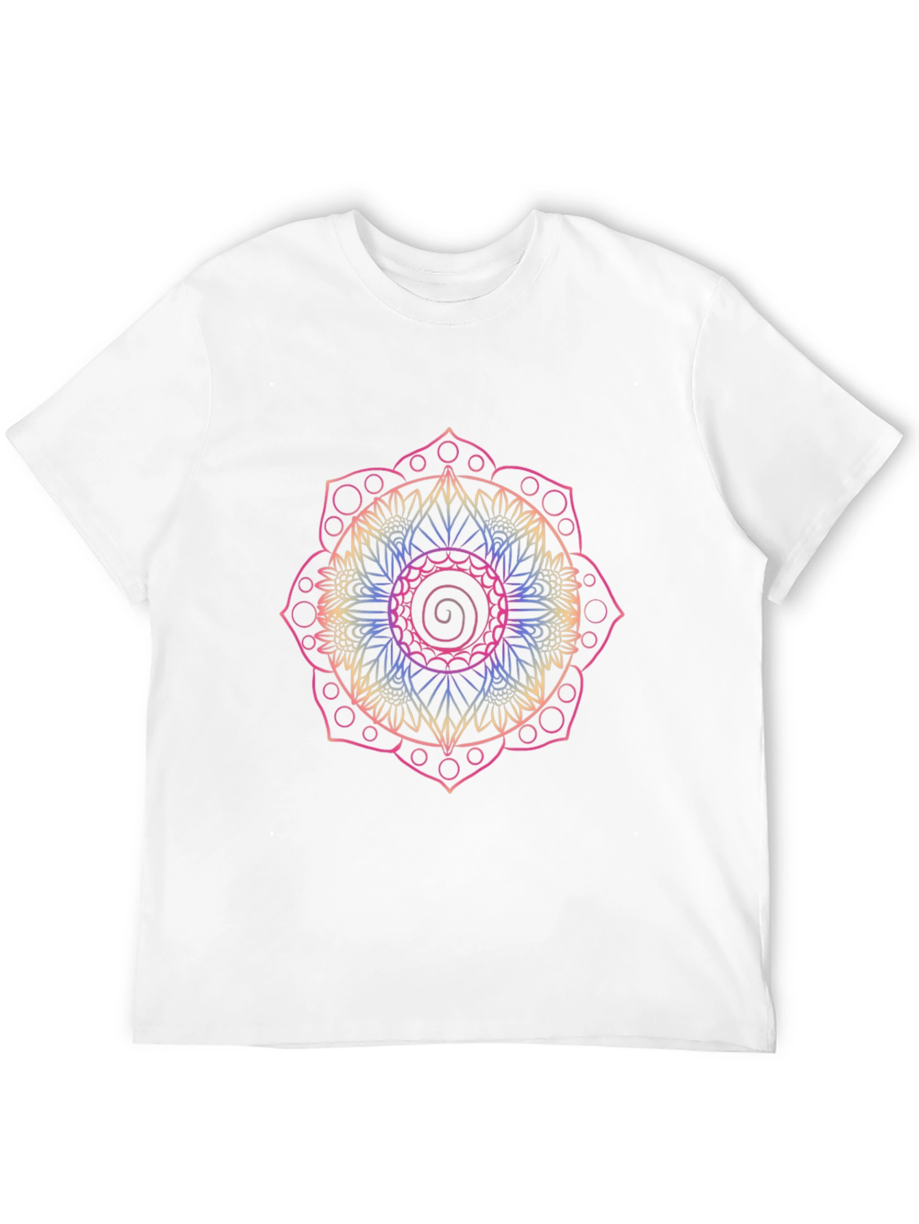 Mandala Graphic Tee - Mens Black T-Shirt