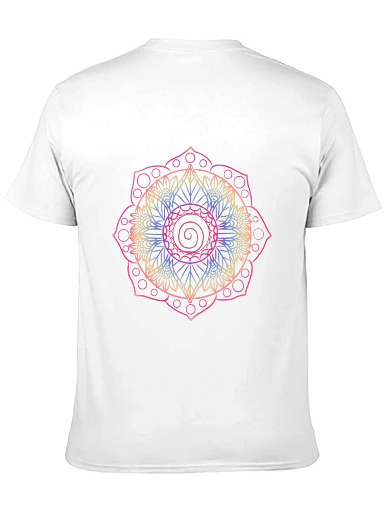 Mandala Graphic Tee - Mens Black T-Shirt