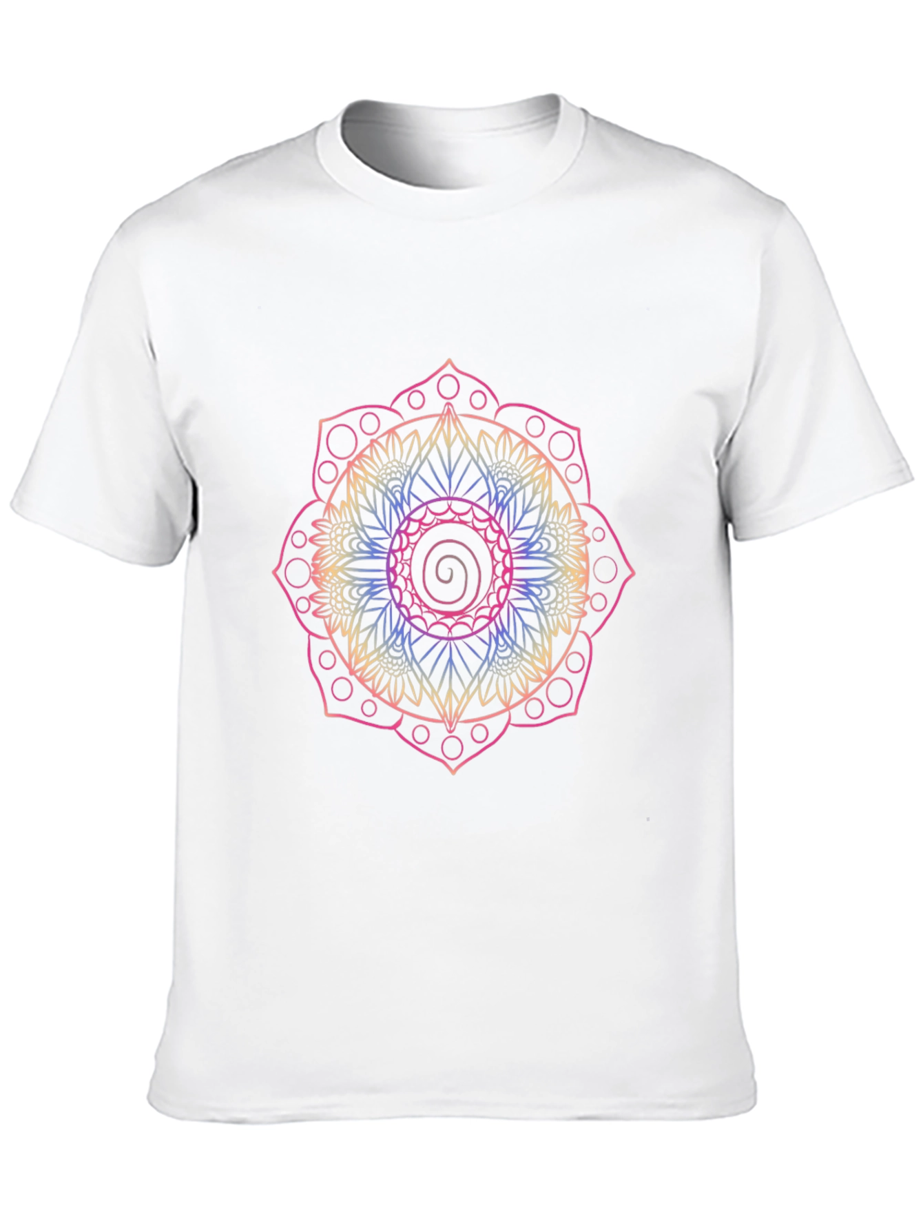 Mandala Graphic Tee - Mens Black T-Shirt