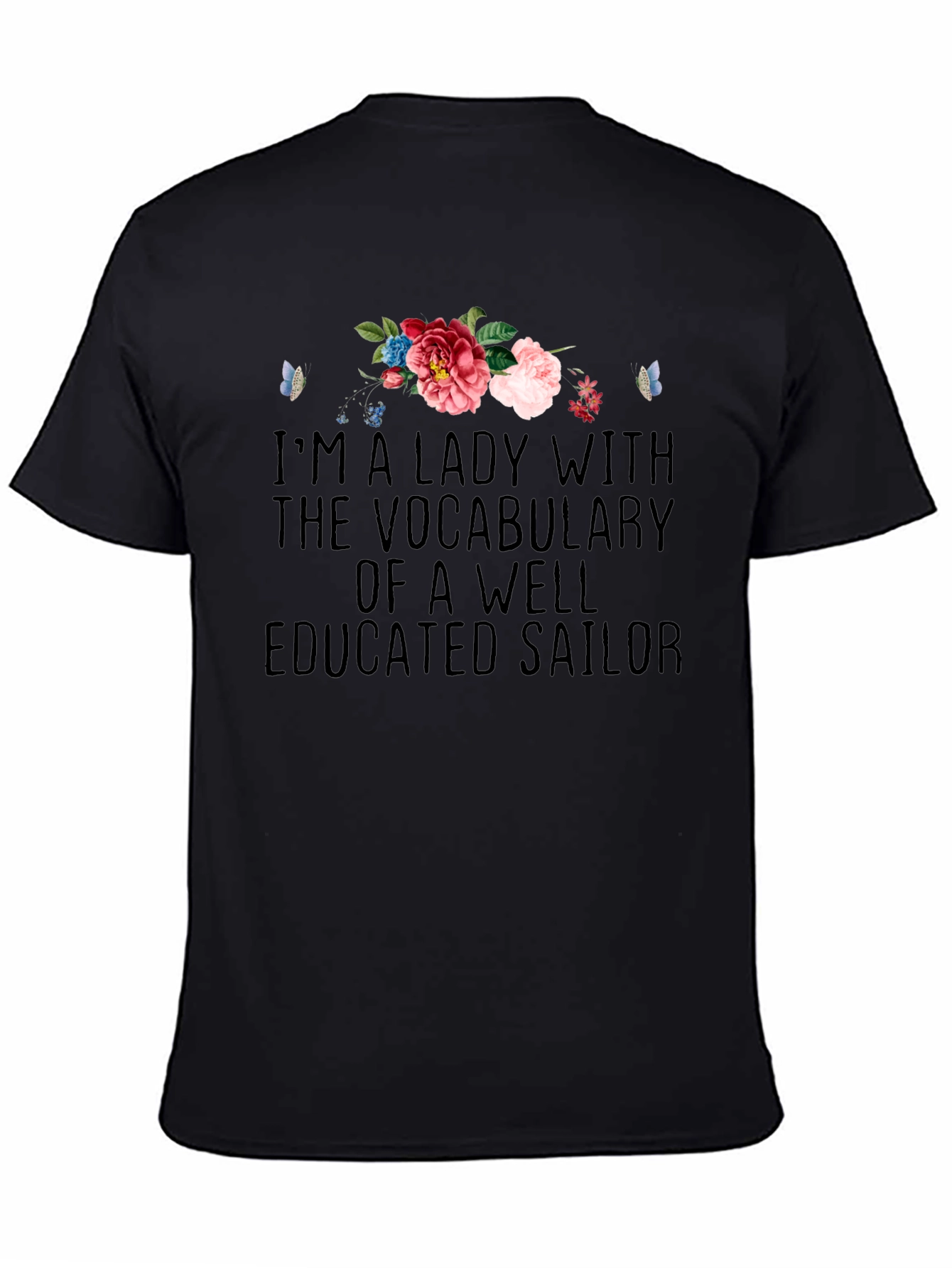 Lady Sailor T-Shirt - Floral Accent