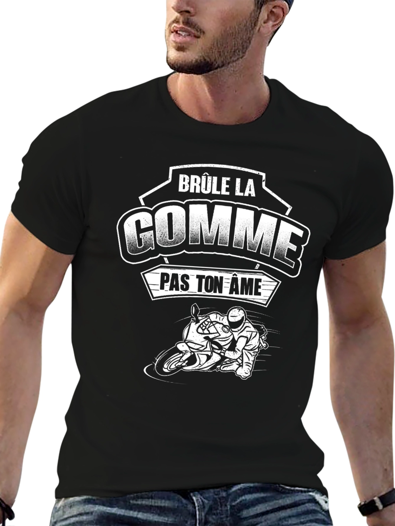 Burn Rubber Not Your Soul - Motorcycle T-Shirt