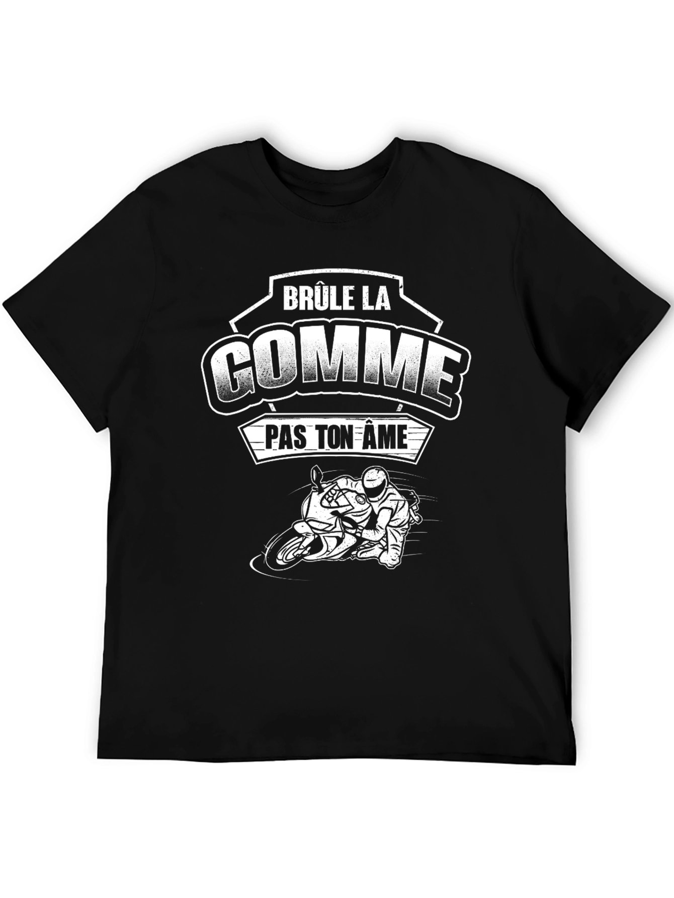 Burn Rubber Not Your Soul - Motorcycle T-Shirt