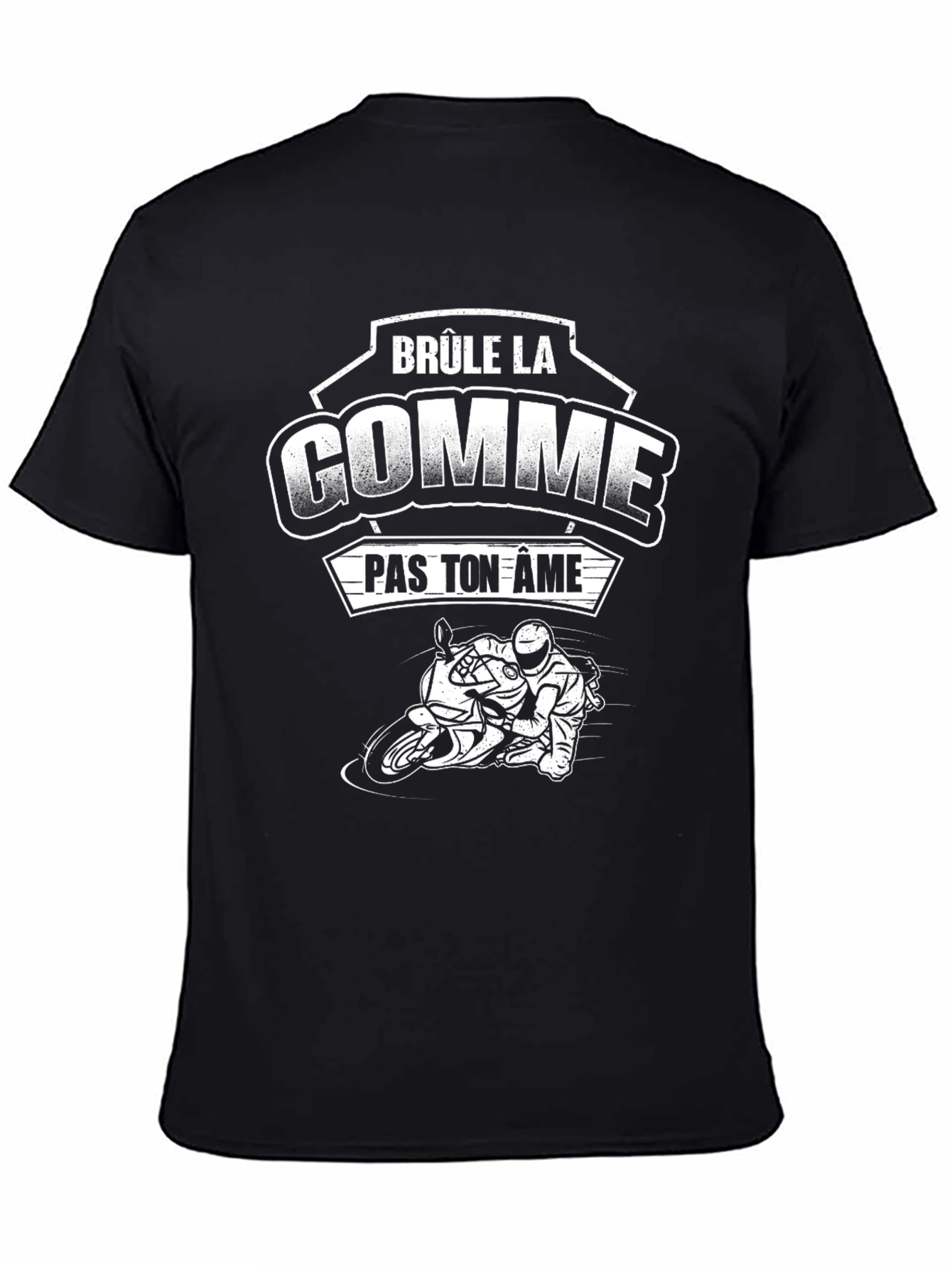 Burn Rubber Not Your Soul - Motorcycle T-Shirt