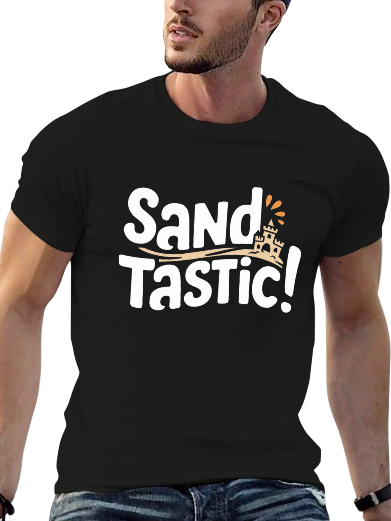 Sand-Tastic Black T-Shirt