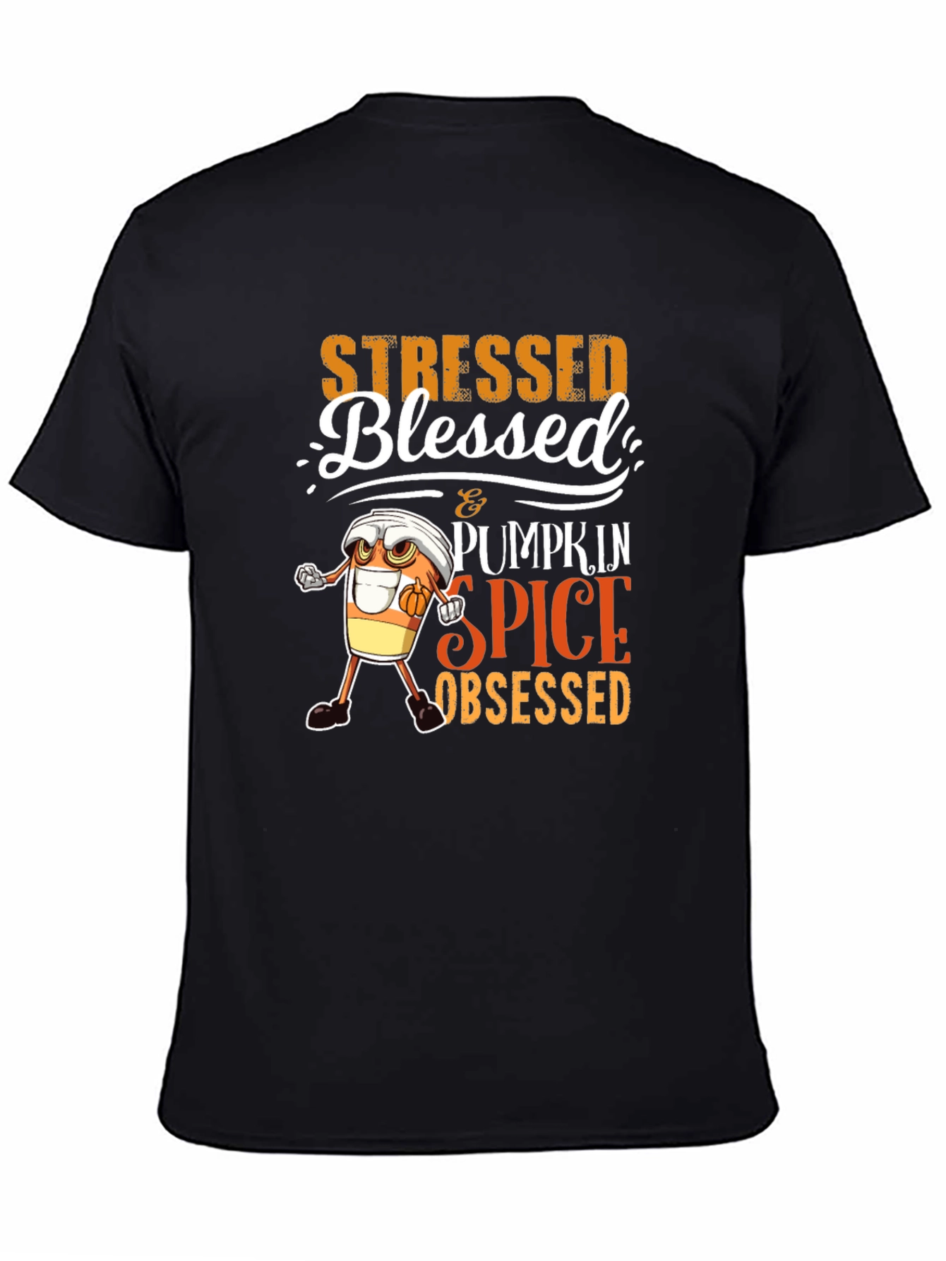 Stressed Blessed Pumpkin Spice Obsessed T-Shirt