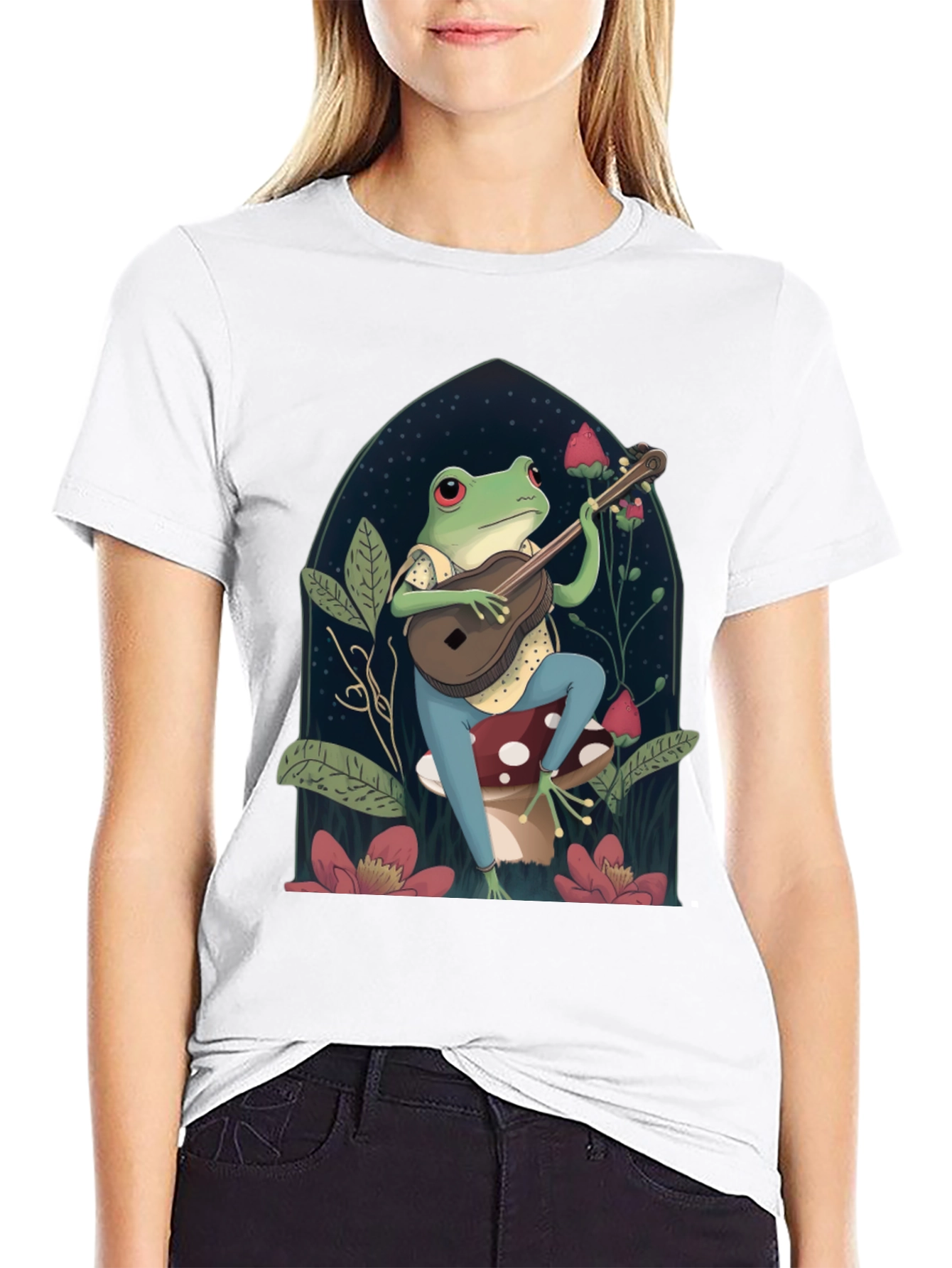 Frog Playing Guitar T-Shirt