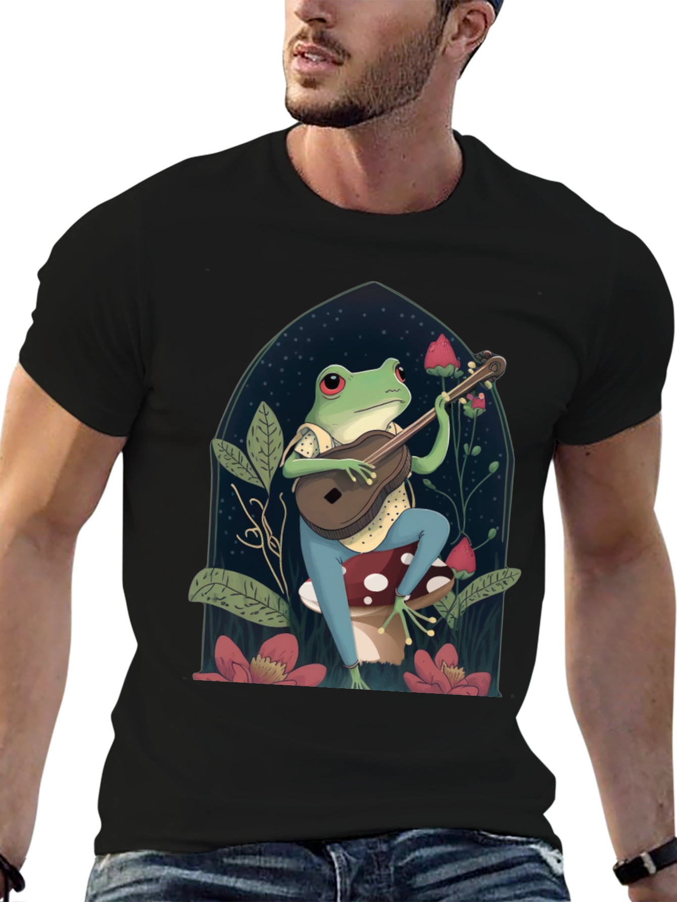 Frog Playing Guitar T-Shirt