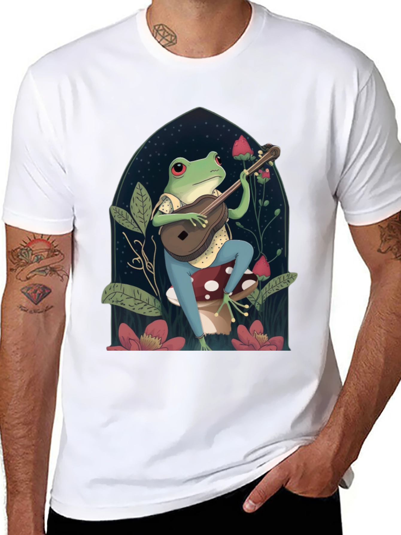 Frog Playing Guitar T-Shirt