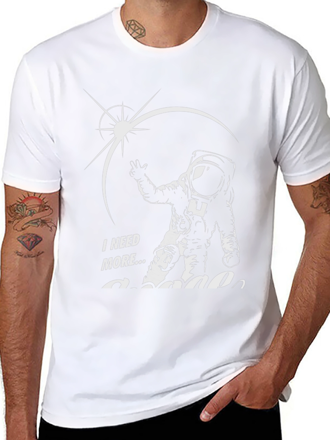 I Need More Space T-Shirt - Astronaut Design