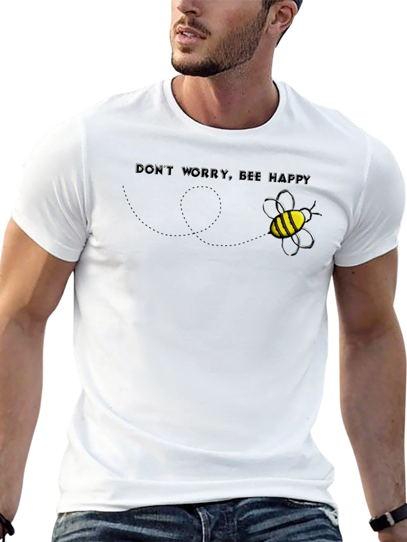 Bee Happy Graphic Tee