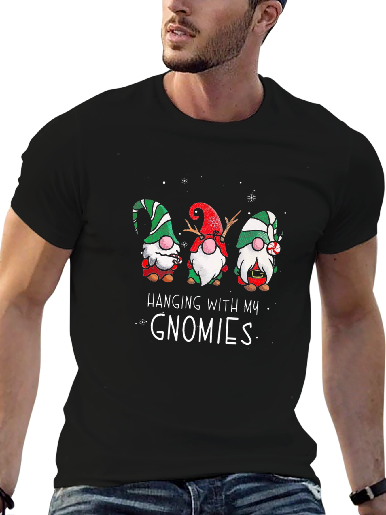 Hanging With My Gnomies Holiday T-Shirt