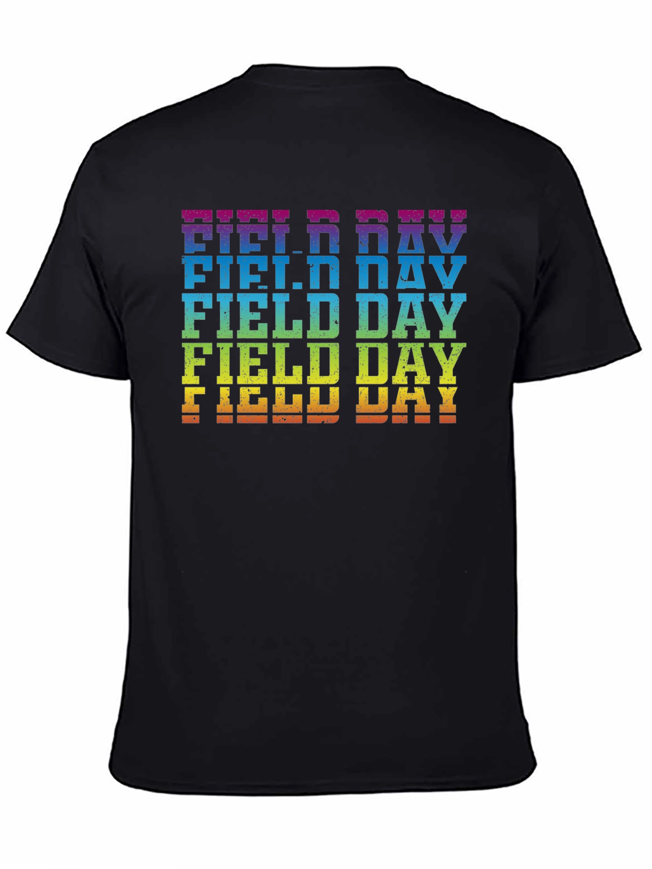 Rainbow Field Day T-Shirt Fun Event Tee