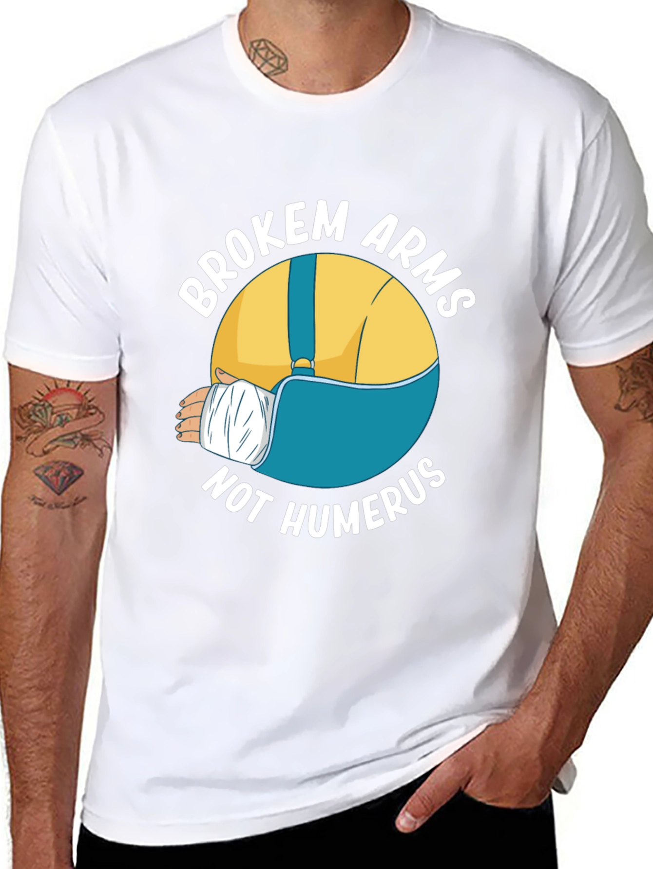Broken Arms Not Humerus Graphic Tee