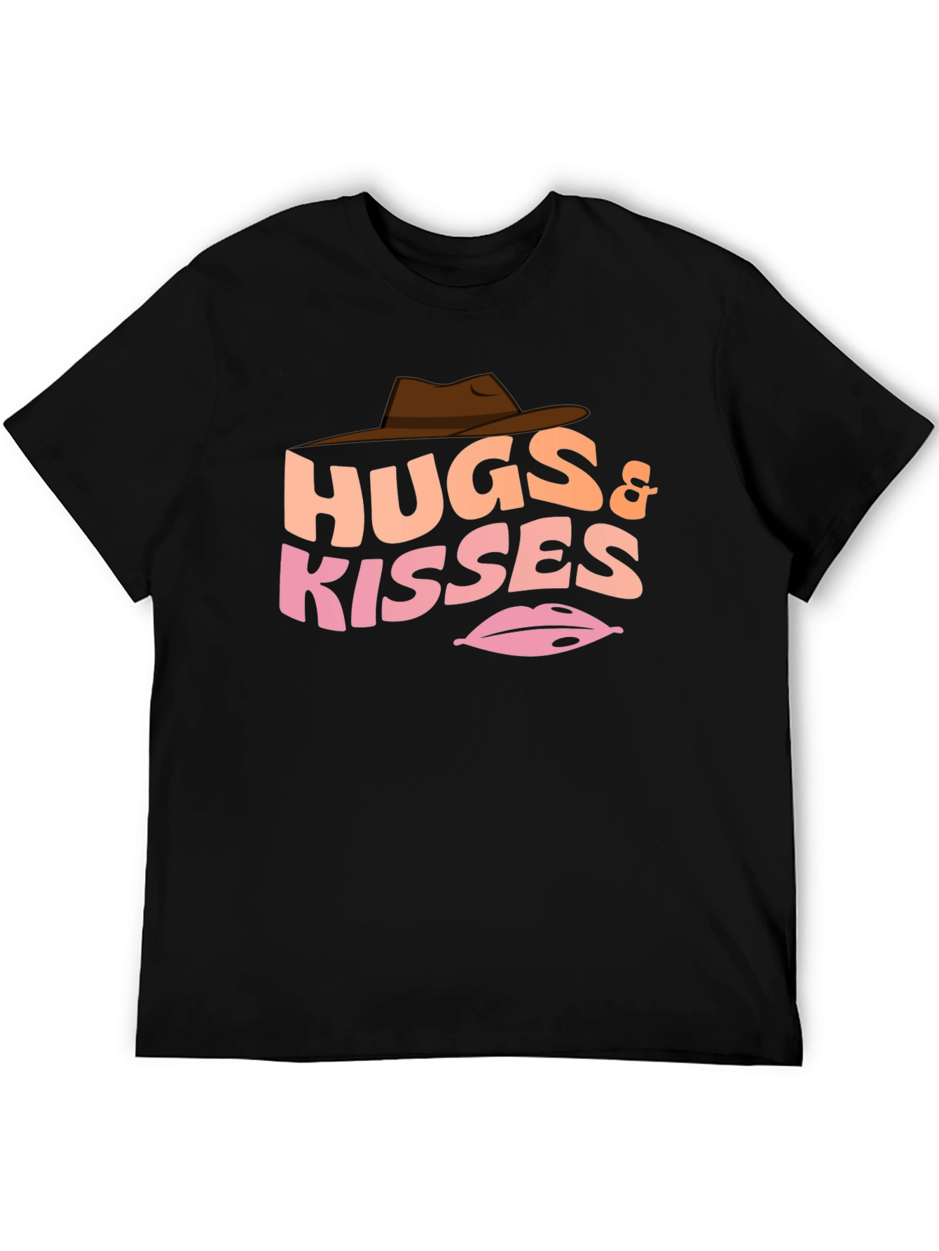 Hugs & Kisses Graphic T-Shirt - Western Style