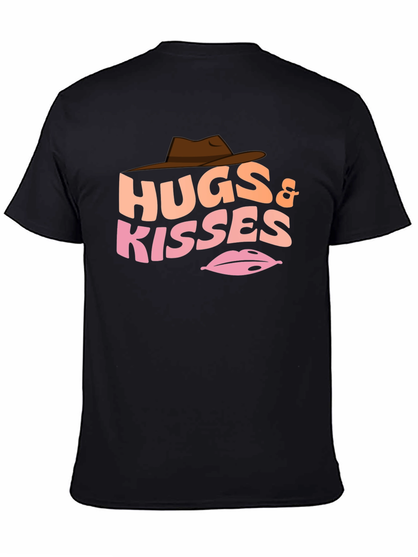 Hugs & Kisses Graphic T-Shirt - Western Style