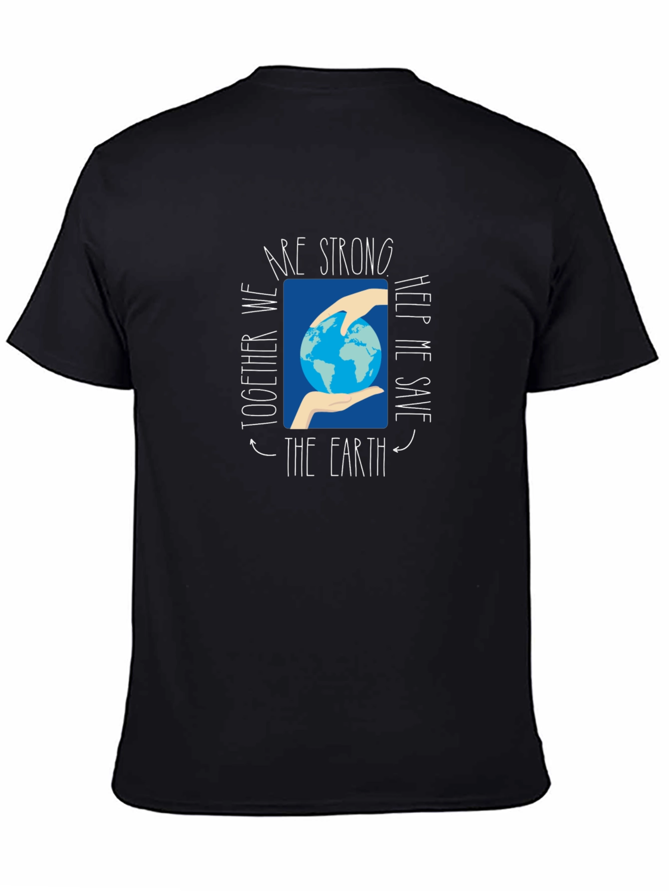 Save the Earth Graphic Tee - Black