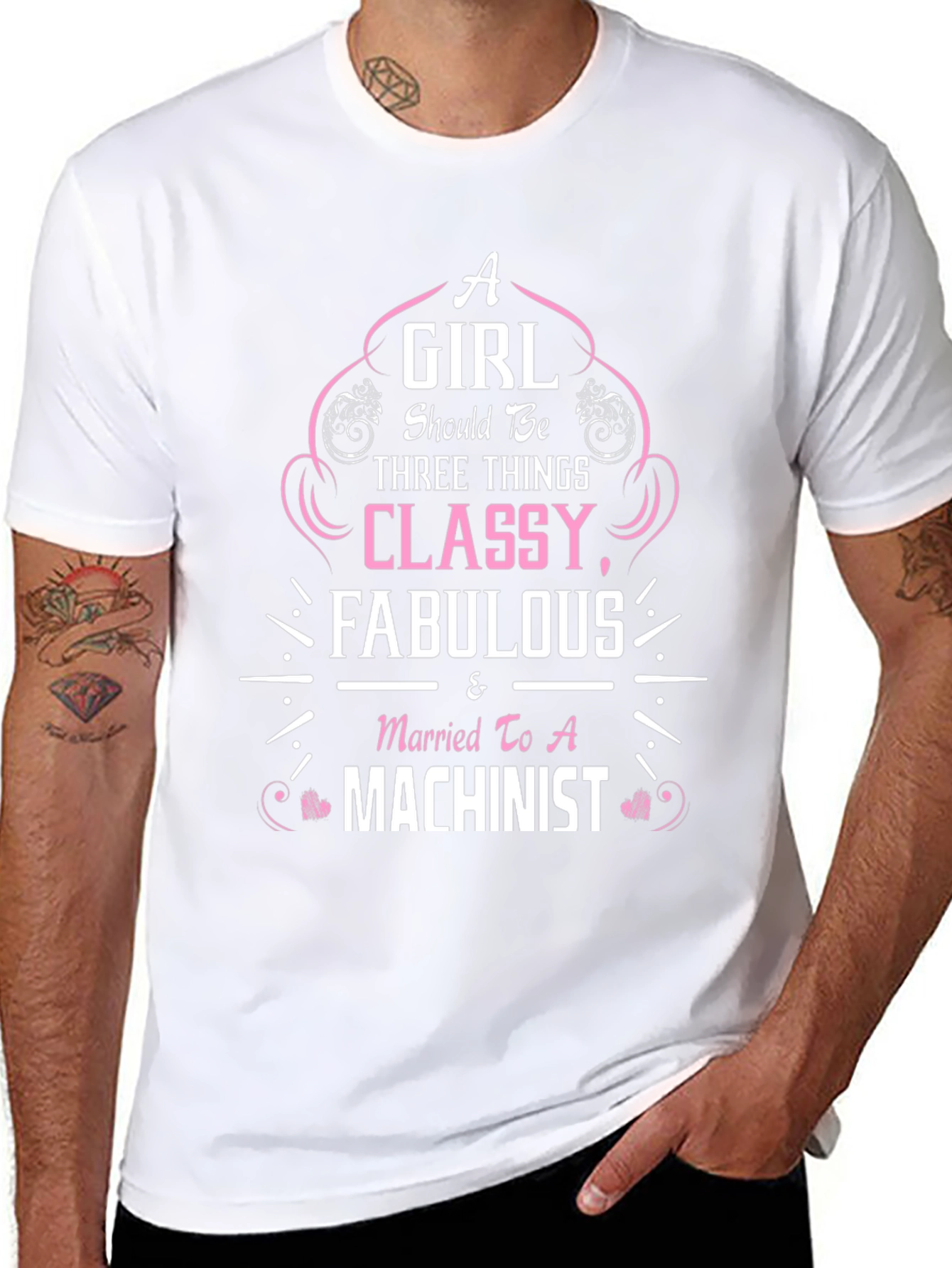 Classy Machinist Wife Tee