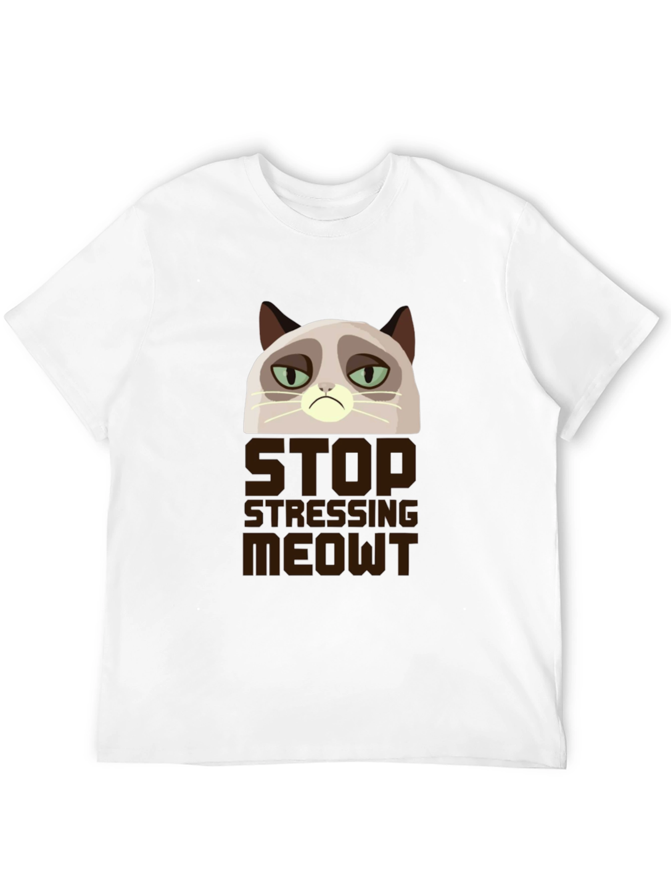 Grumpy Cat Stop Stressing Meowt T-Shirt