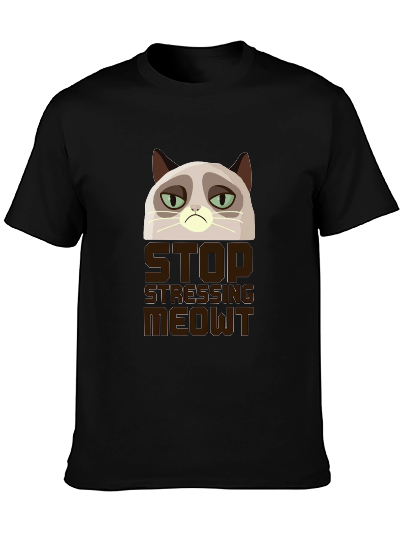 Grumpy Cat Stop Stressing Meowt T-Shirt