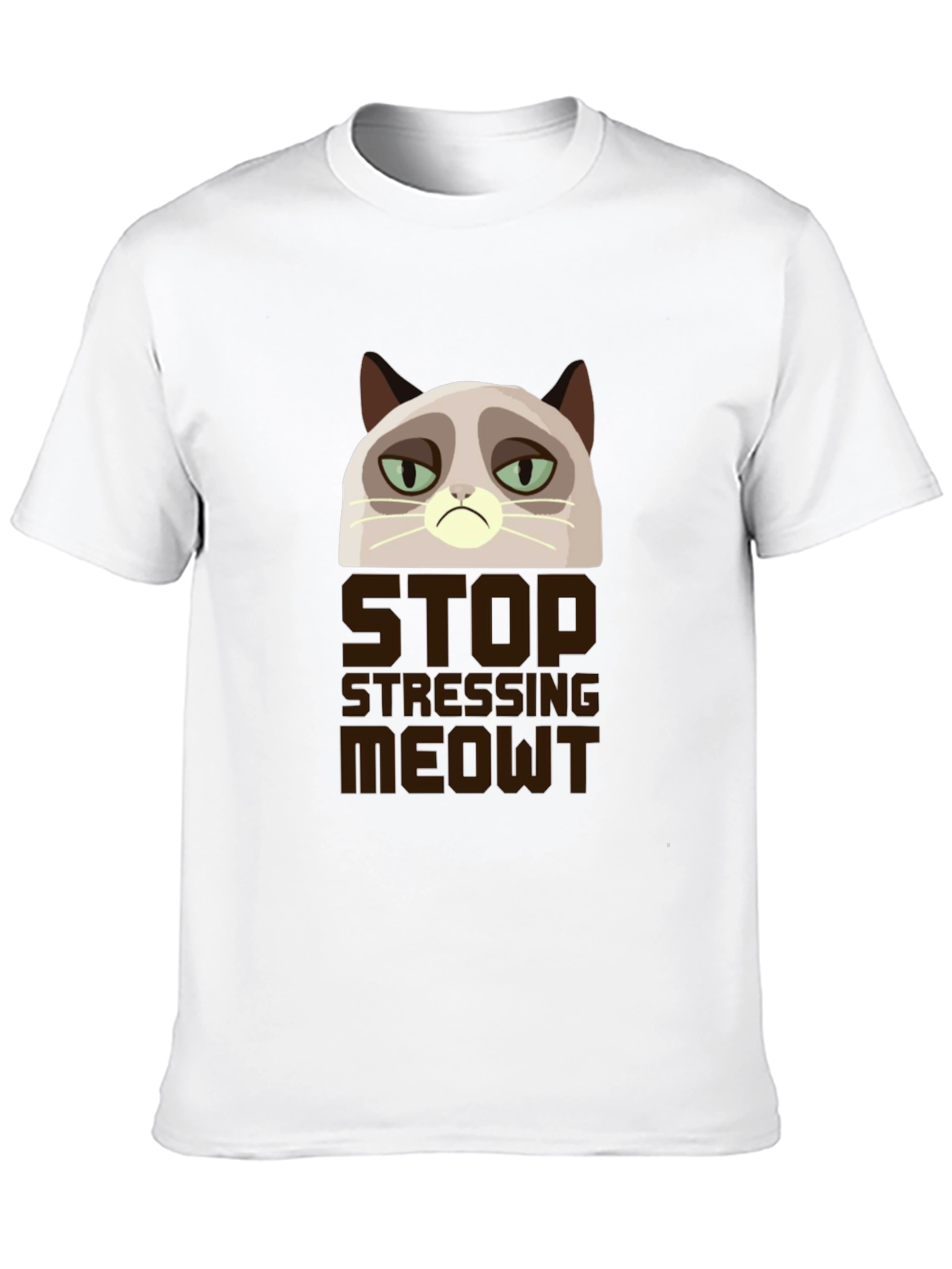 Grumpy Cat Stop Stressing Meowt T-Shirt