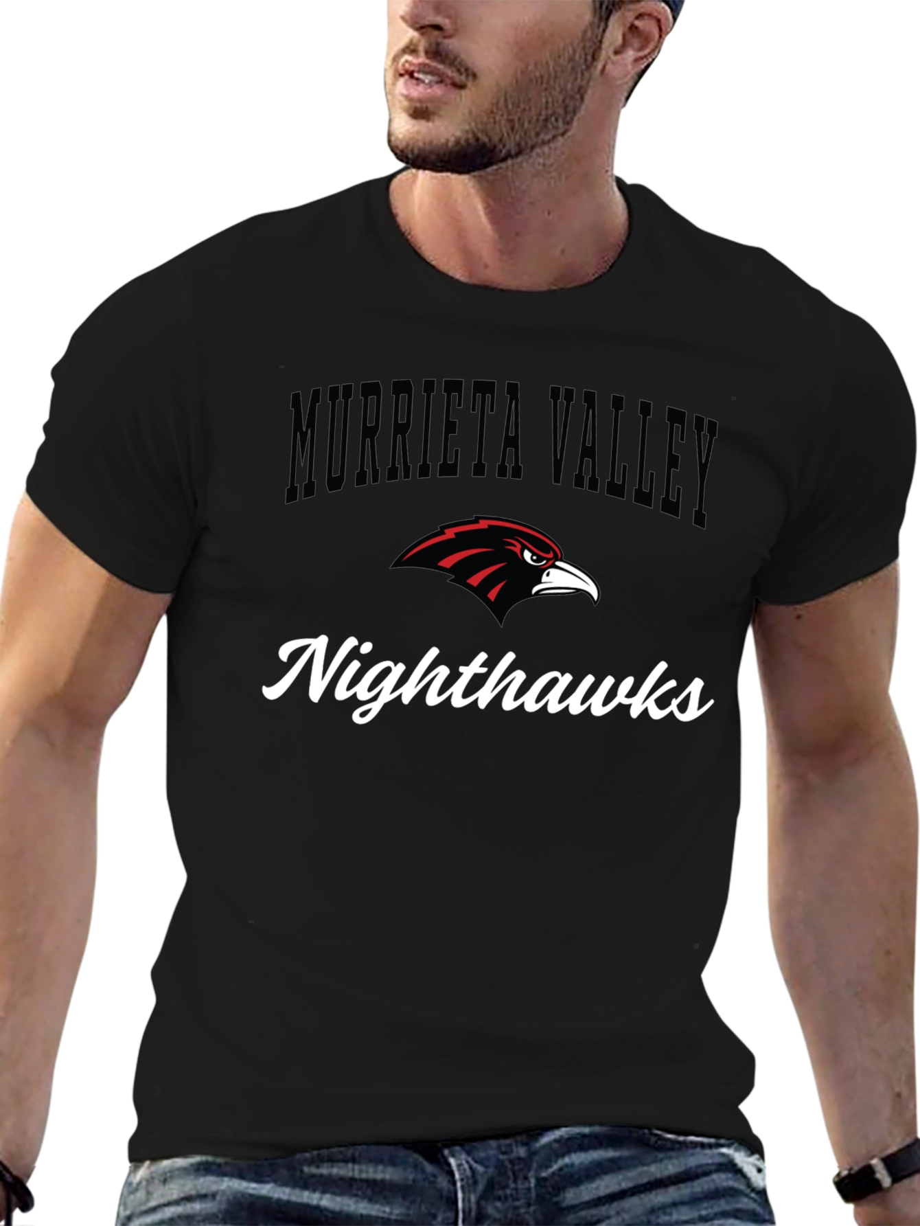 Murrieta Valley Nighthawks Black T-Shirt