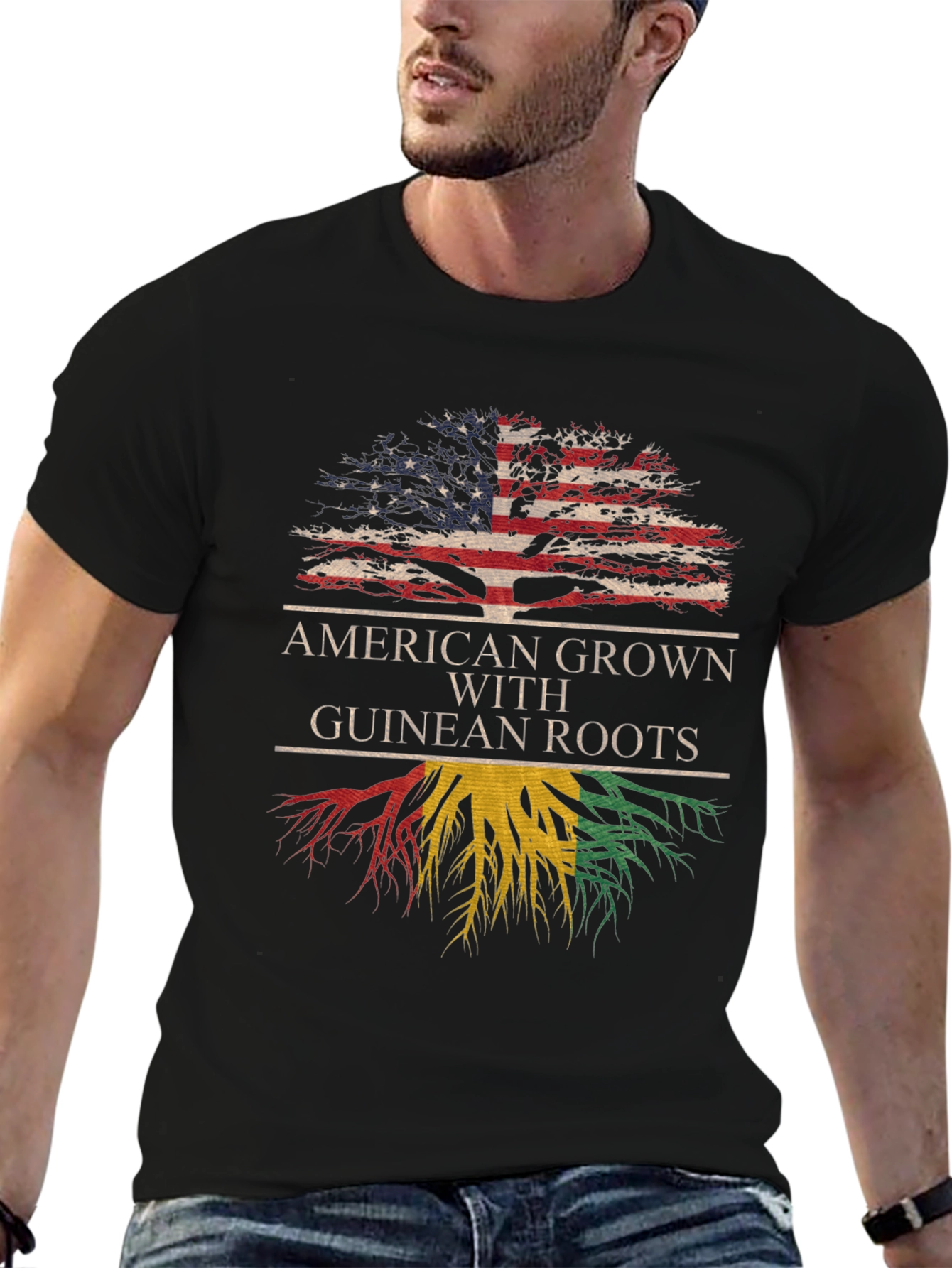 American Grown with Guinean Roots T-Shirt