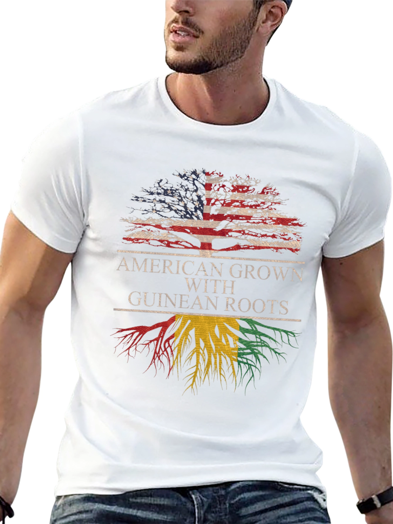 American Grown with Guinean Roots T-Shirt