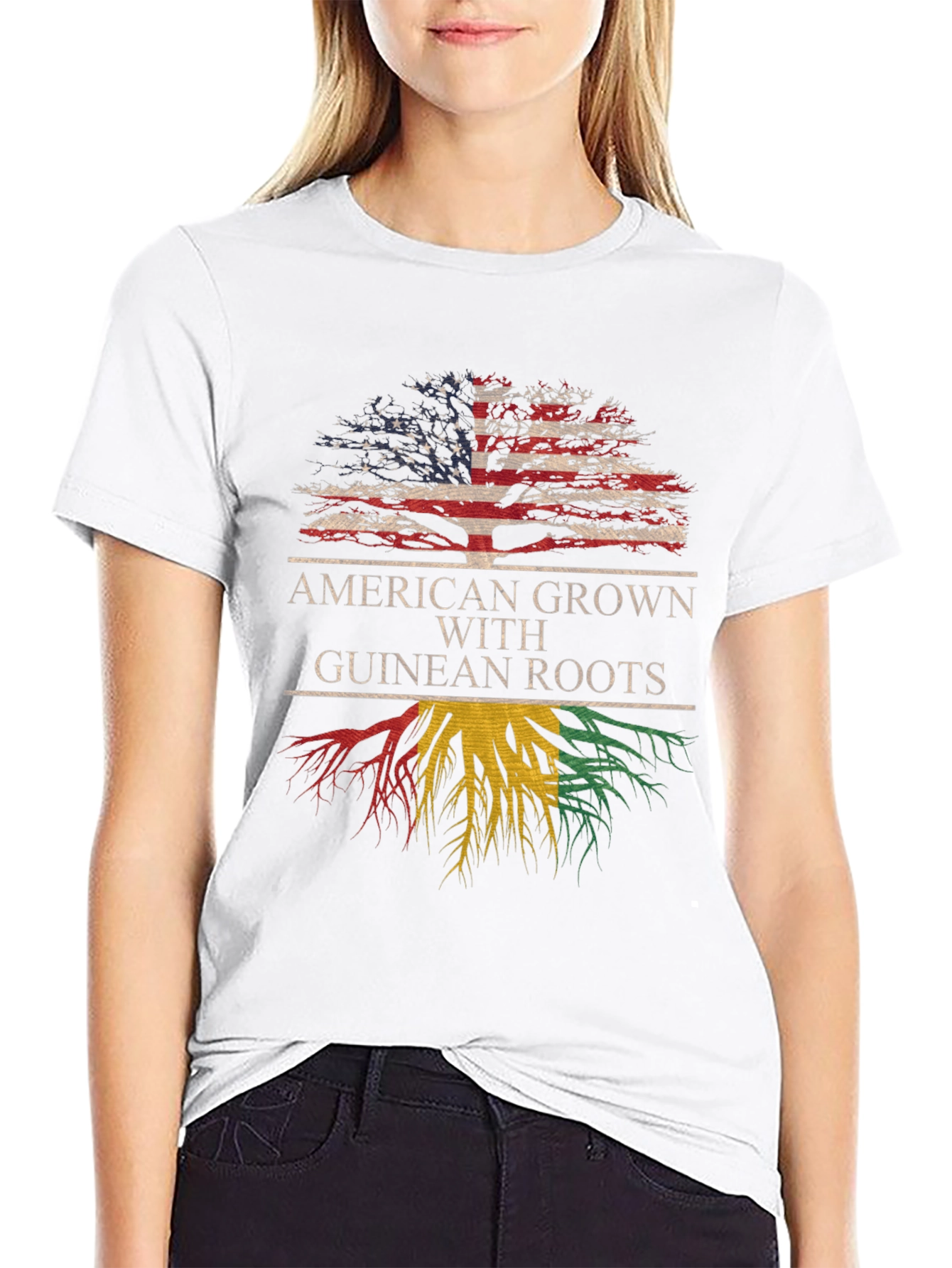 American Grown with Guinean Roots T-Shirt