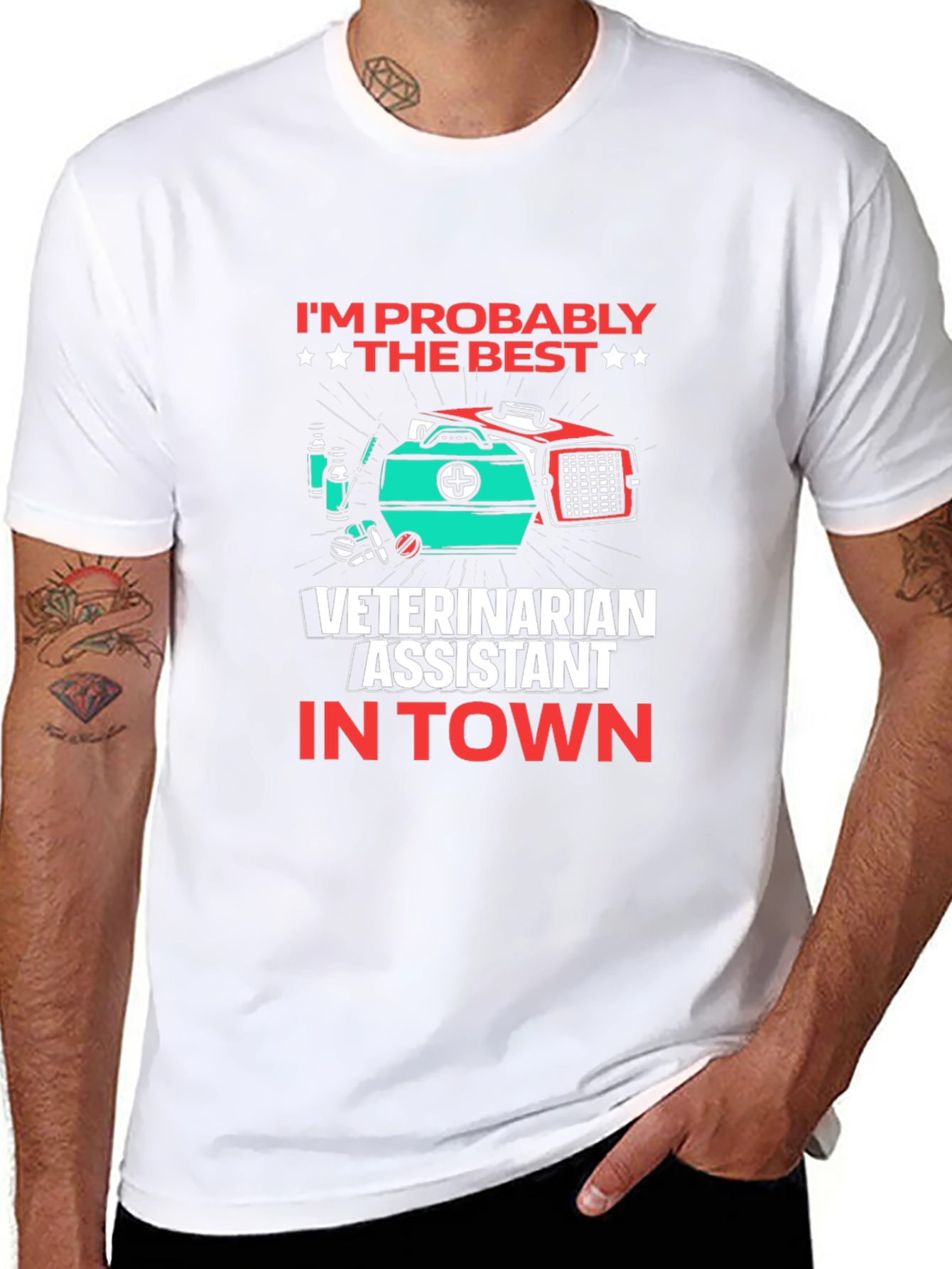 Veterinarian Assistant T-Shirt - Best in Town!