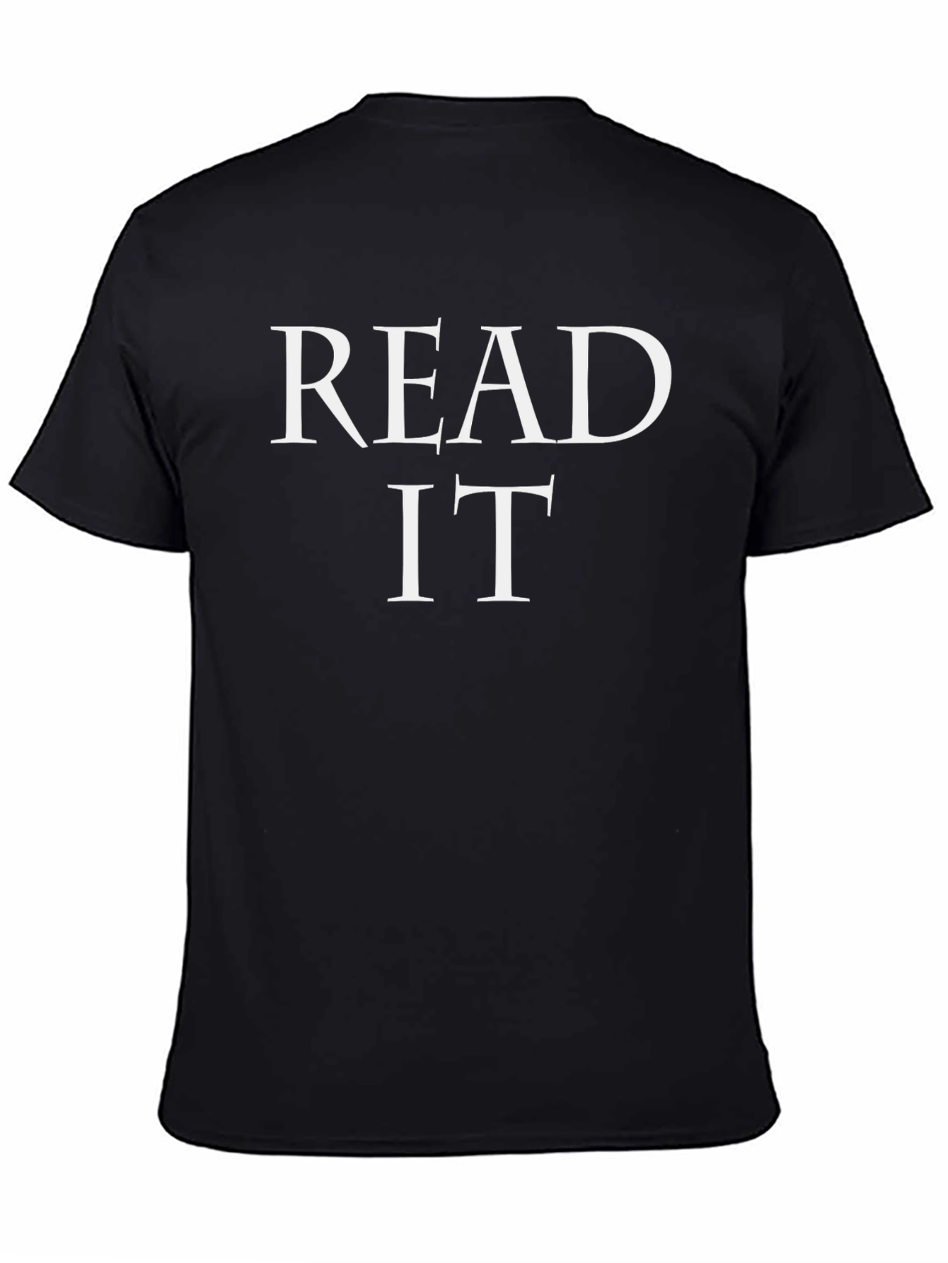 Read It T-Shirt - Stylish Novelty Tee