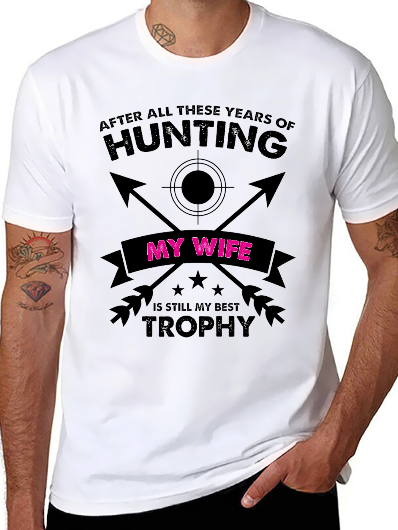Hunting Trophy Wife Novelty T-Shirt