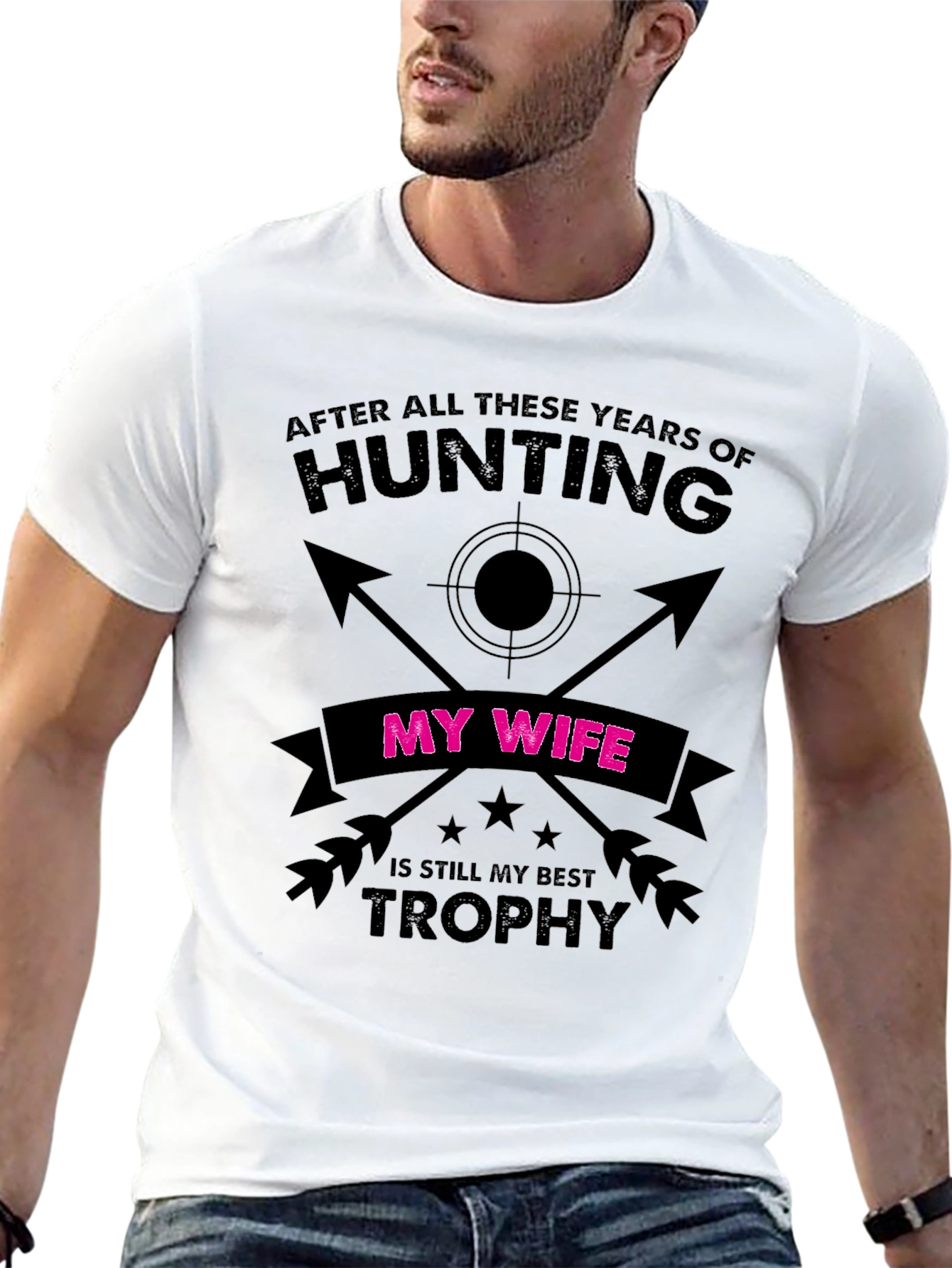 Hunting Trophy Wife Novelty T-Shirt