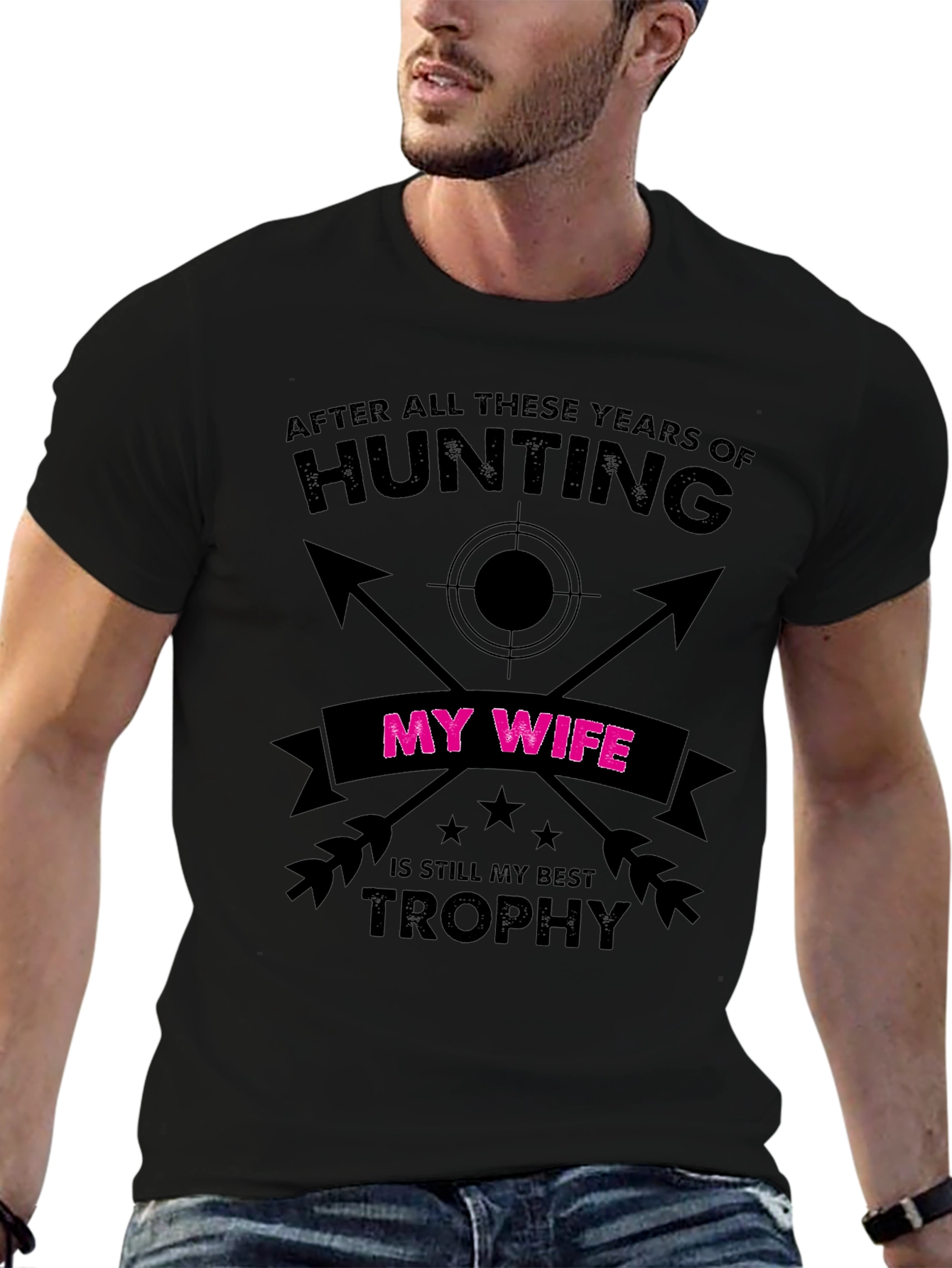 Hunting Trophy Wife Novelty T-Shirt