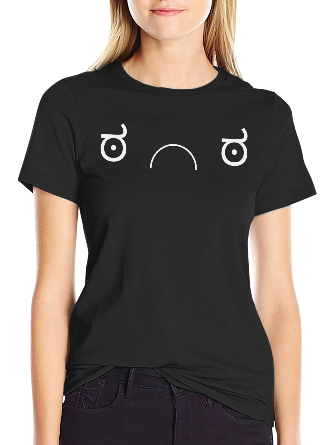Sad Face T-Shirt - Express Yourself with Style!