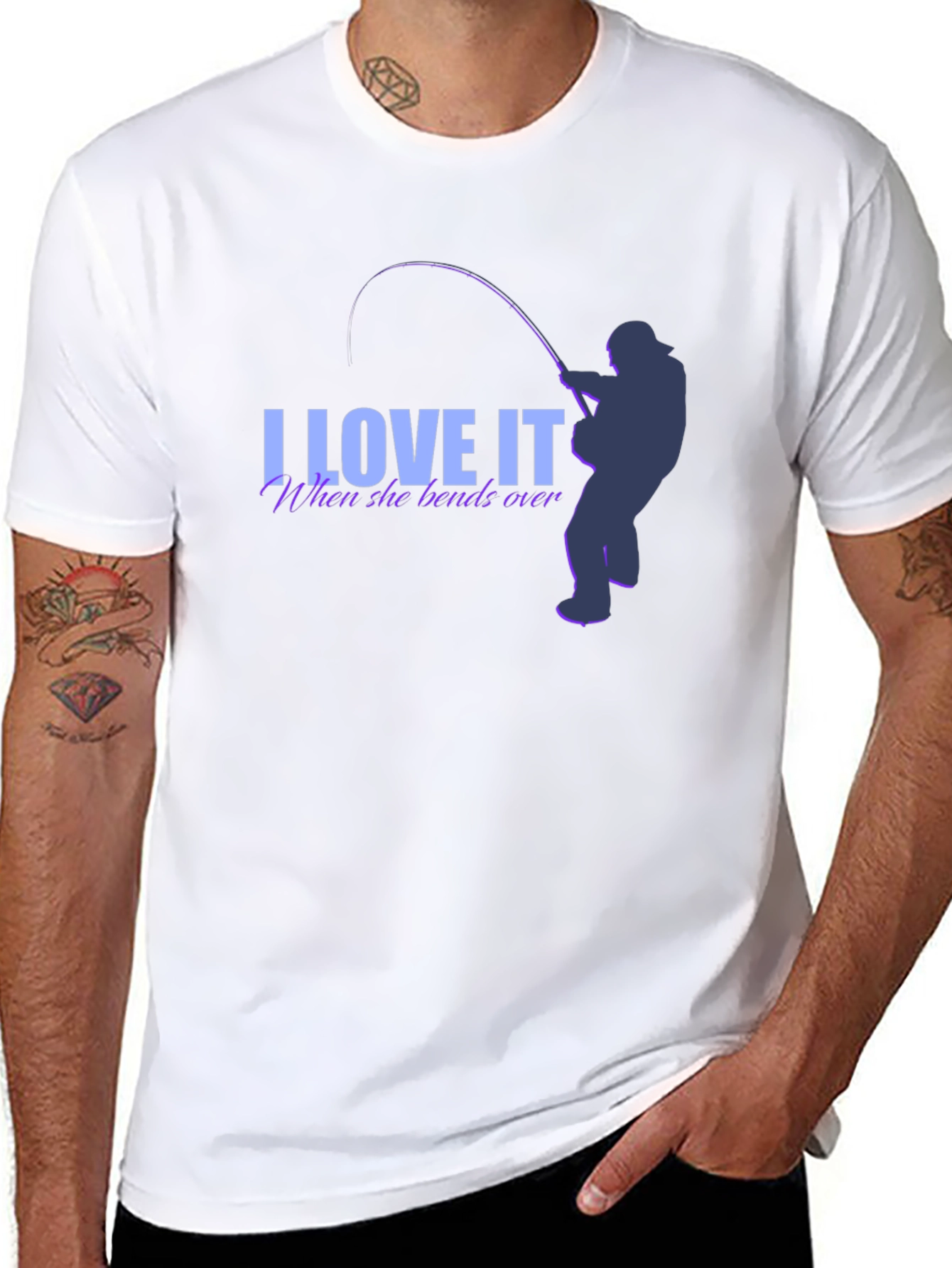 I Love It When She Bends Over Fishing T-Shirt