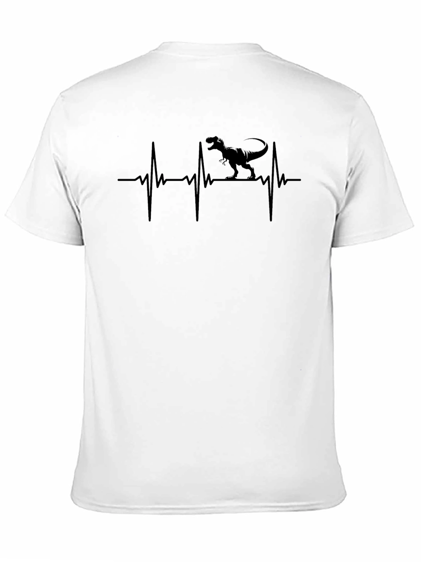 Dino Heartbeat T-Shirt - Black