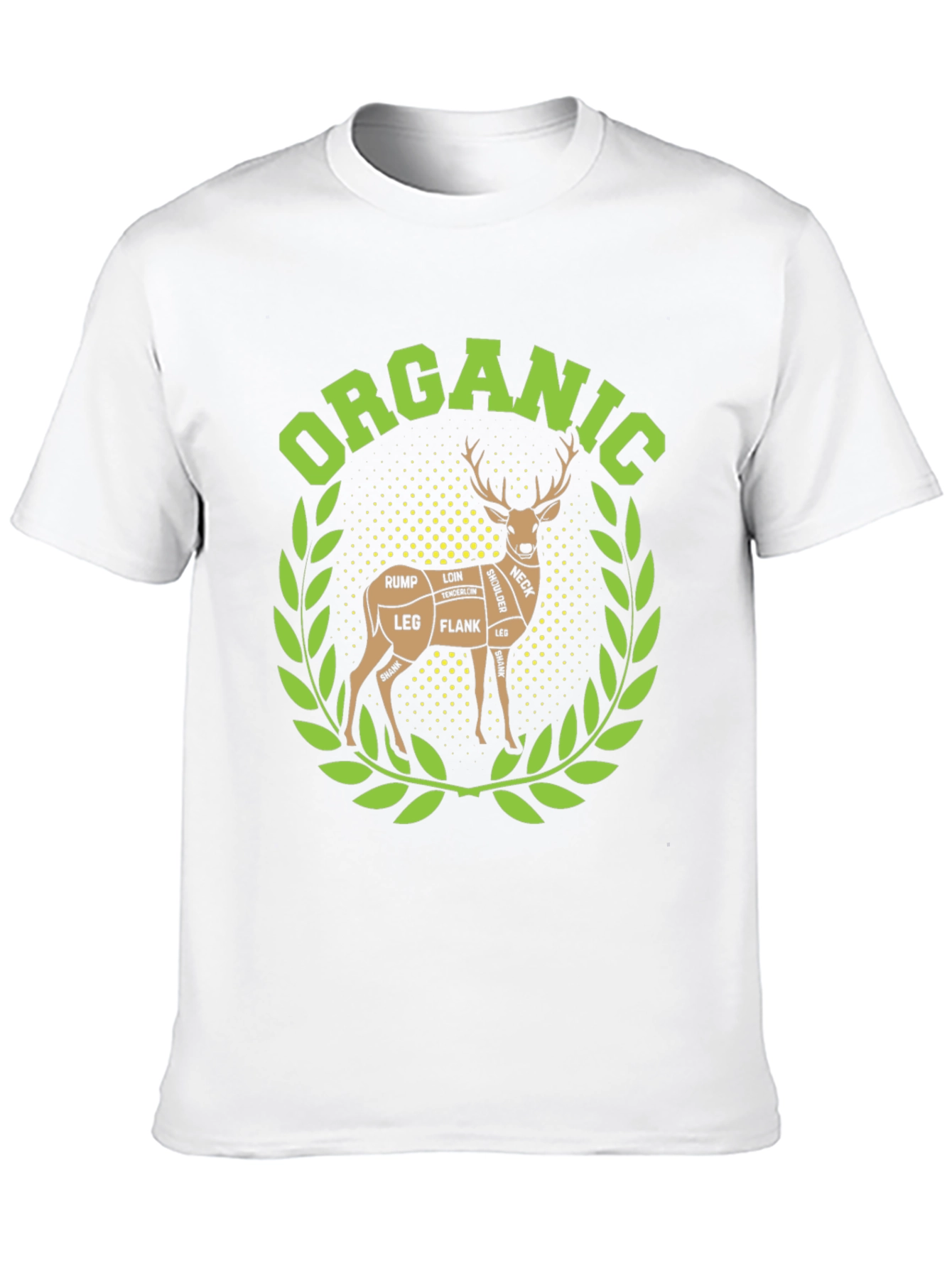 Organic Deer Meat Cut T-Shirt
