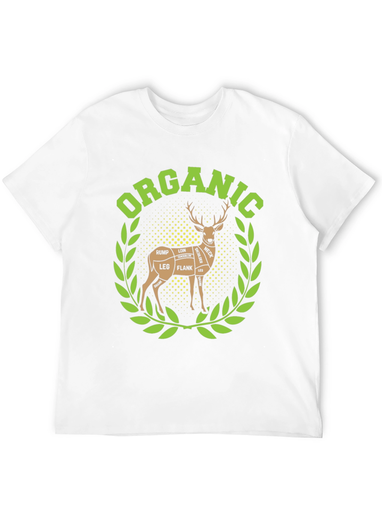 Organic Deer Meat Cut T-Shirt