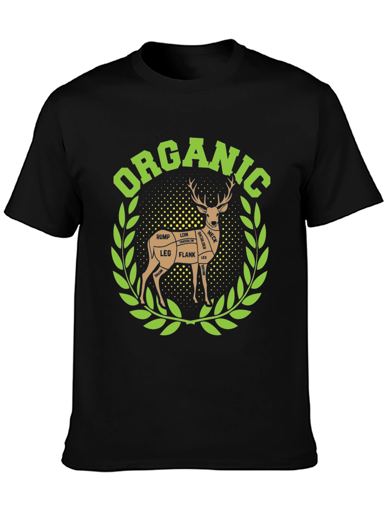 Organic Deer Meat Cut T-Shirt